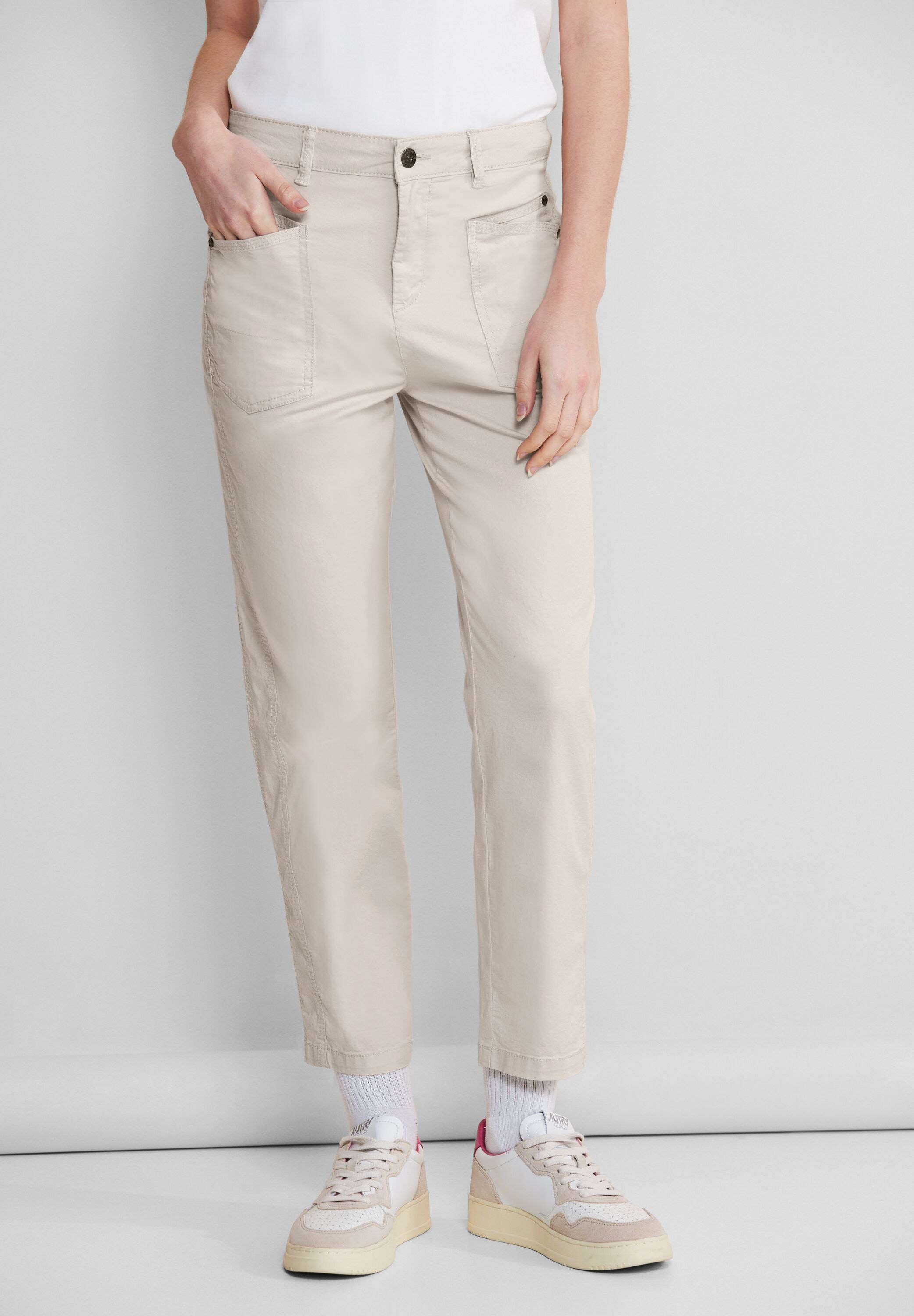 STREET ONE Cargohose, High Waist