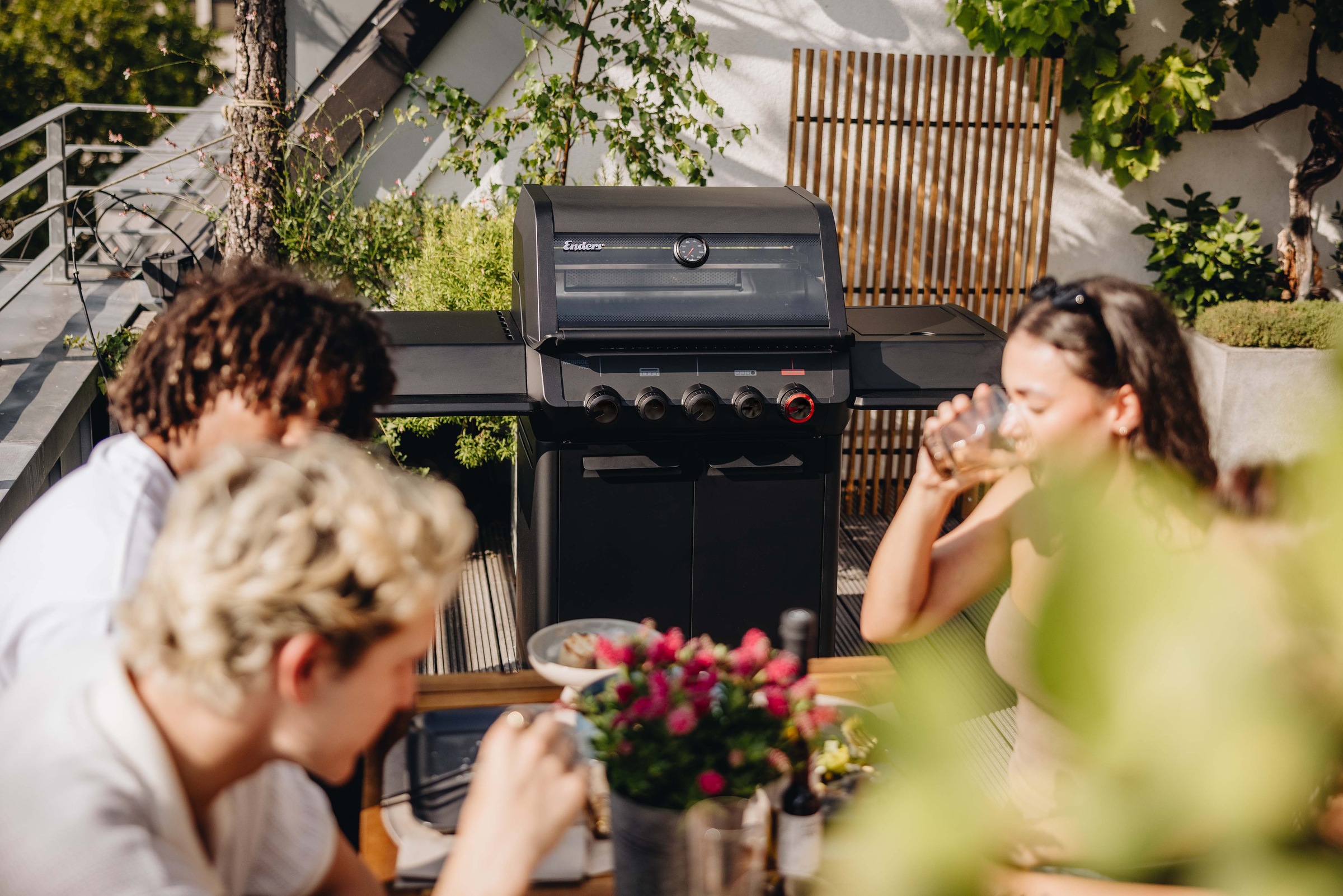Enders® Gasgrill »Monroe Pro 3 SIKR TURBO Shadow«