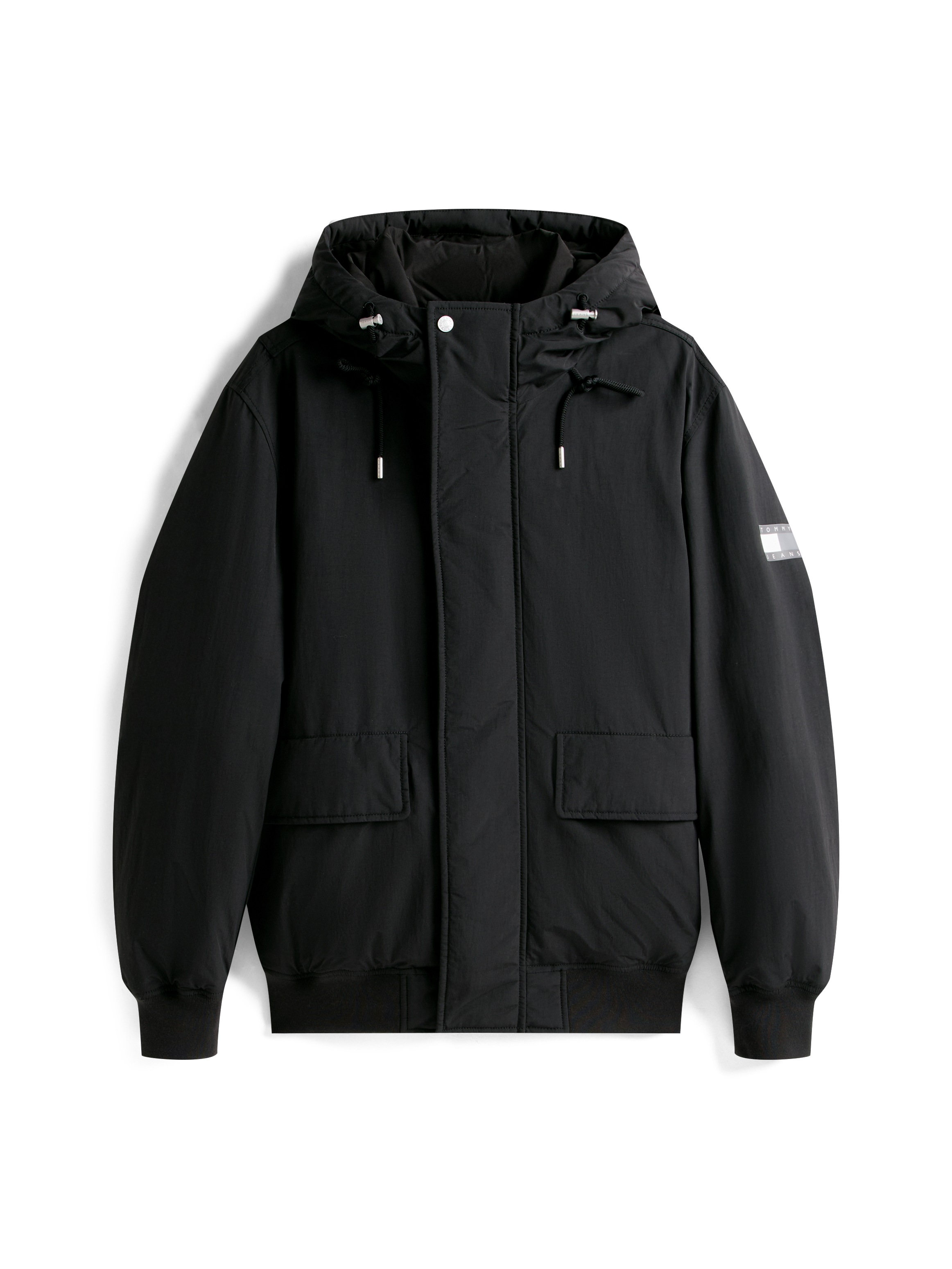 Tommy Jeans City Ready Bomber Jacket Men Black Size S 4