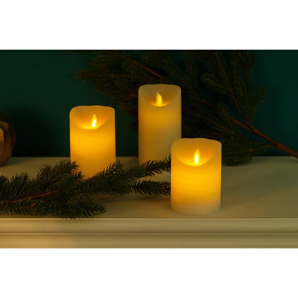 andas LED-Kerze »Nature, Weihnachtsdeko«