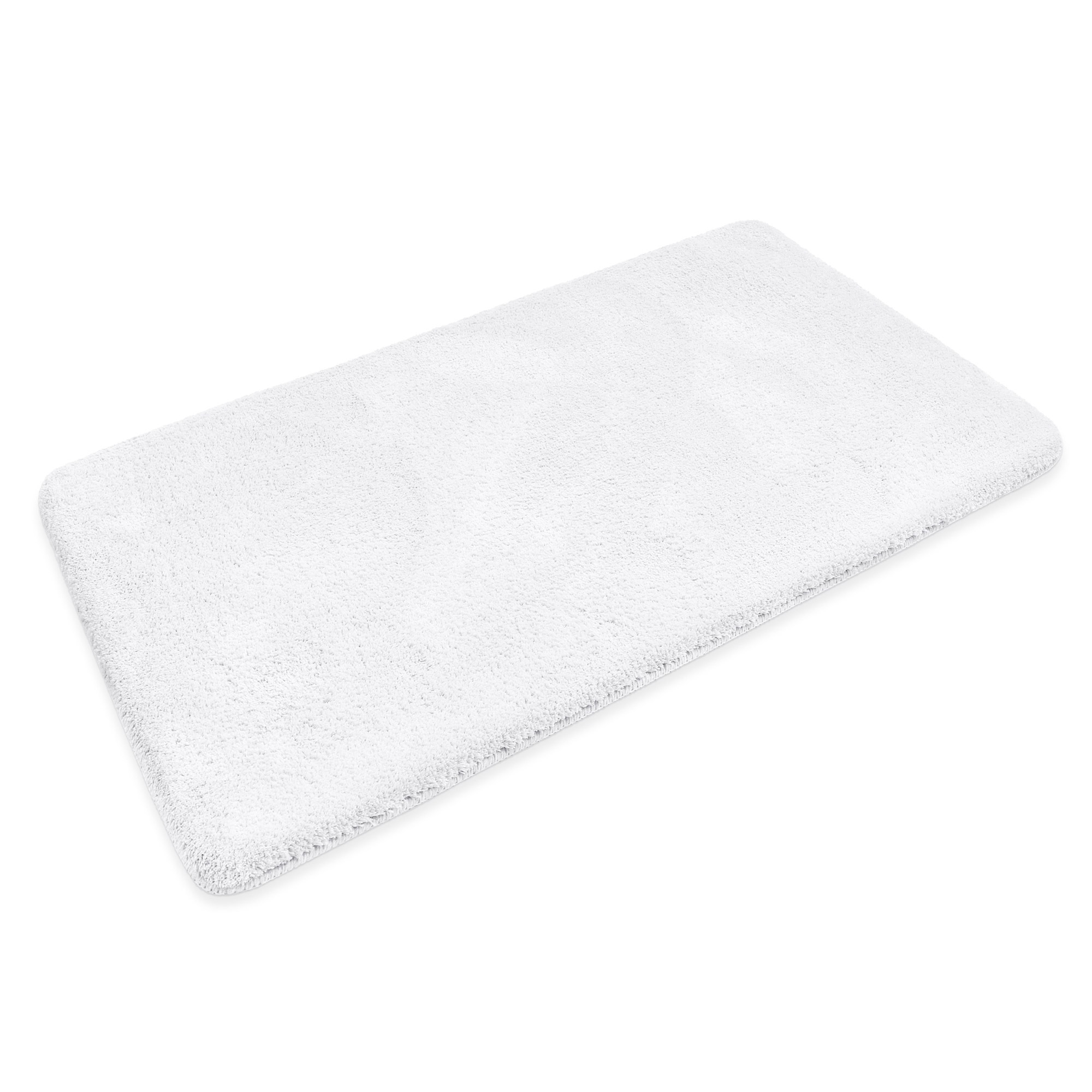 my home Badematte »Neele«, rutschhemmend beschichtet, schnell trocknend, Badteppich, getuftet, modern, Uni, antirutsch, flauschig, hochflor