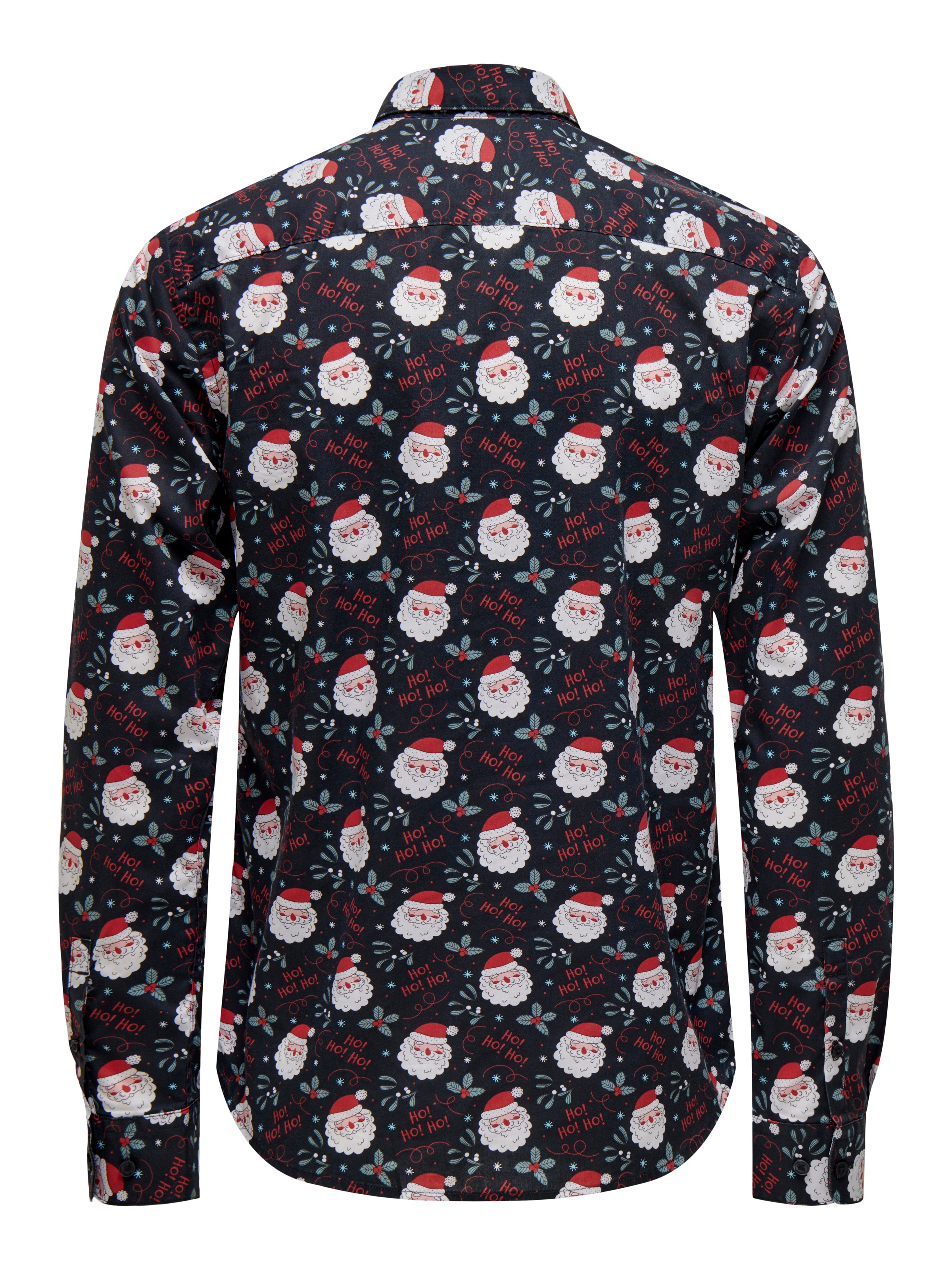 ONLY & SONS Langarmhemd "ONSALF XMAS AOP SLIM POPLIN LS SHIRT" günstig online kaufen