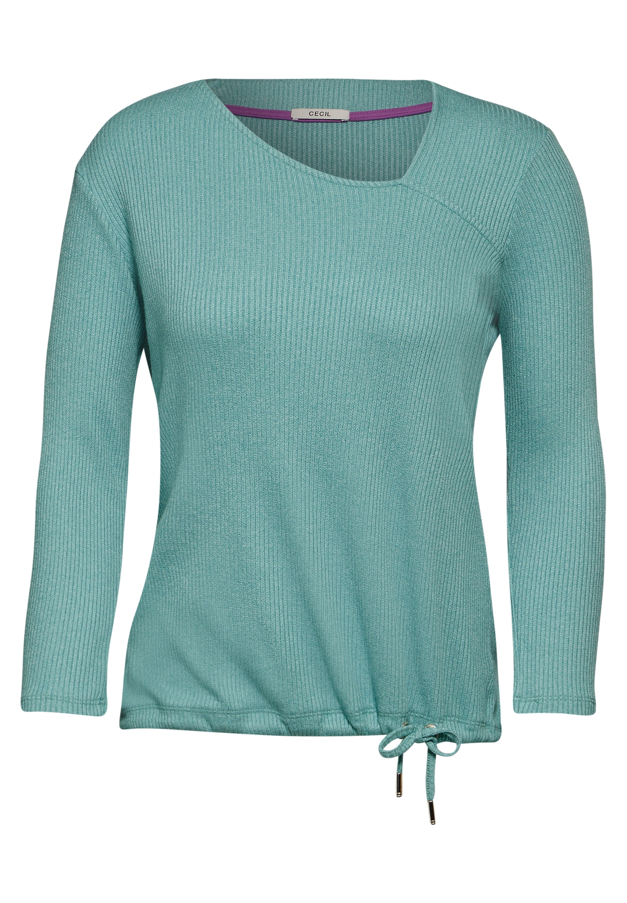 Cecil 3/4-Arm-Shirt, aus softem Materialmix