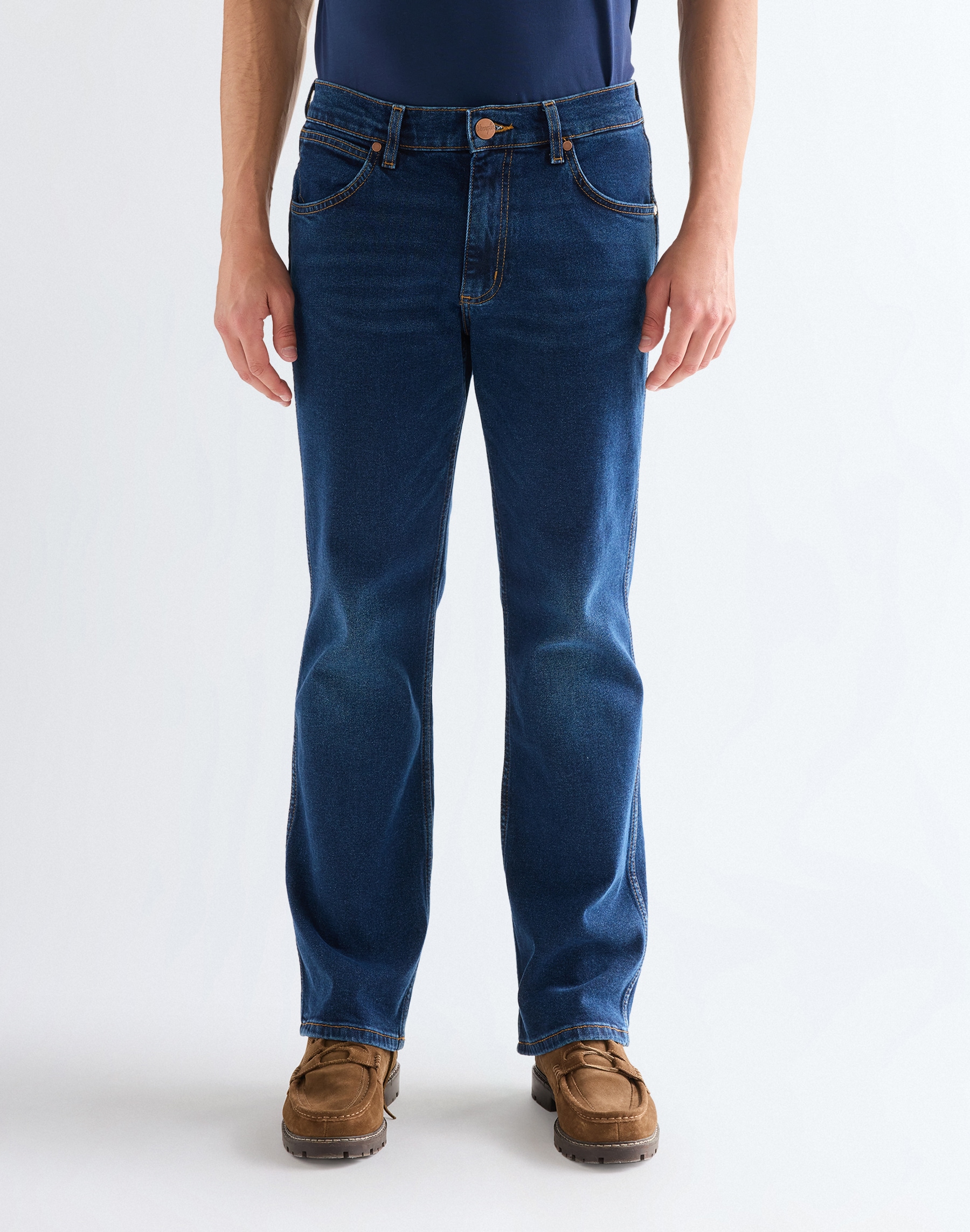 Wrangler Bootcut-Jeans "Foundation" Bootcut Fit