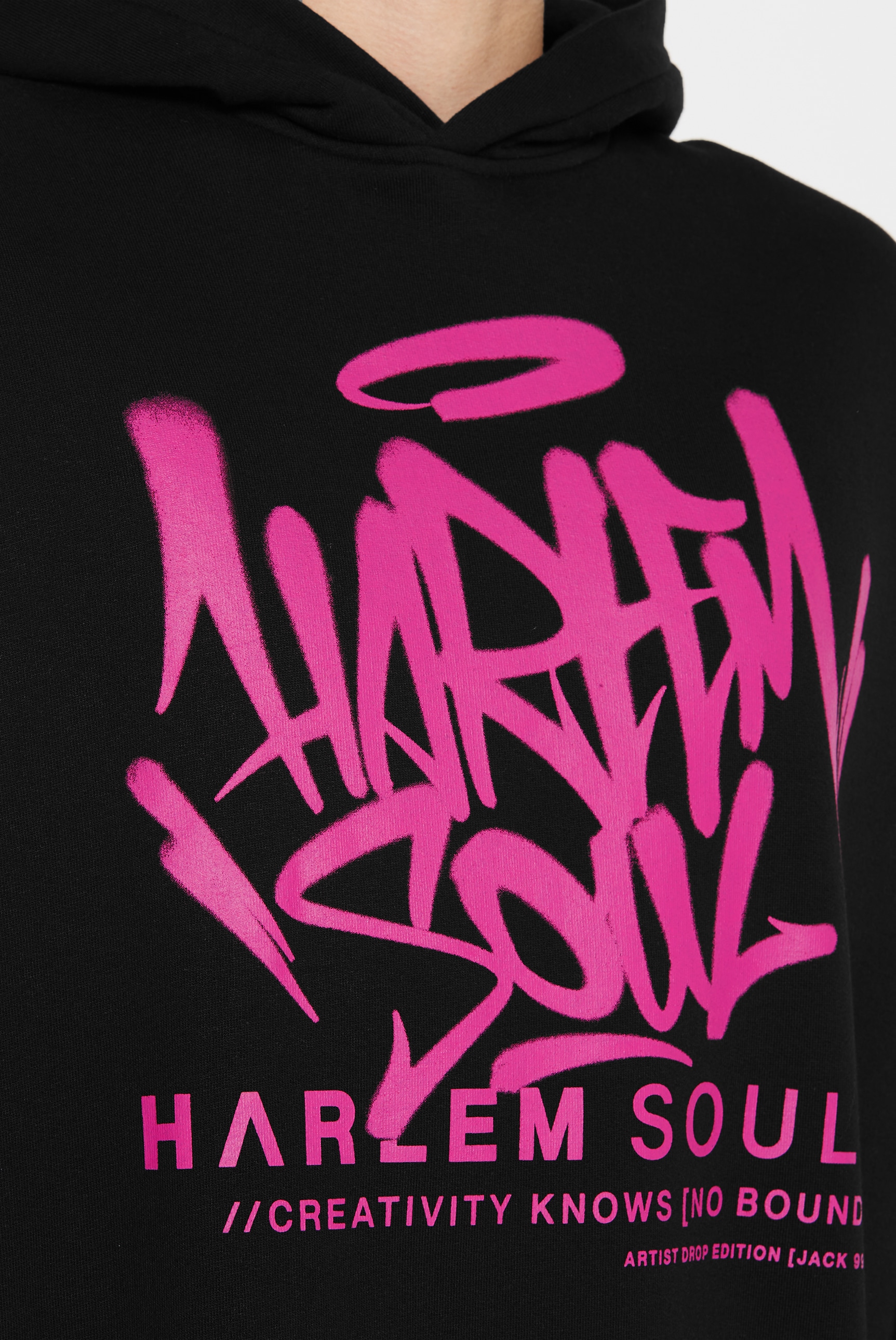 Harlem Soul Kapuzensweatshirt, mit Bio-Baumwolle