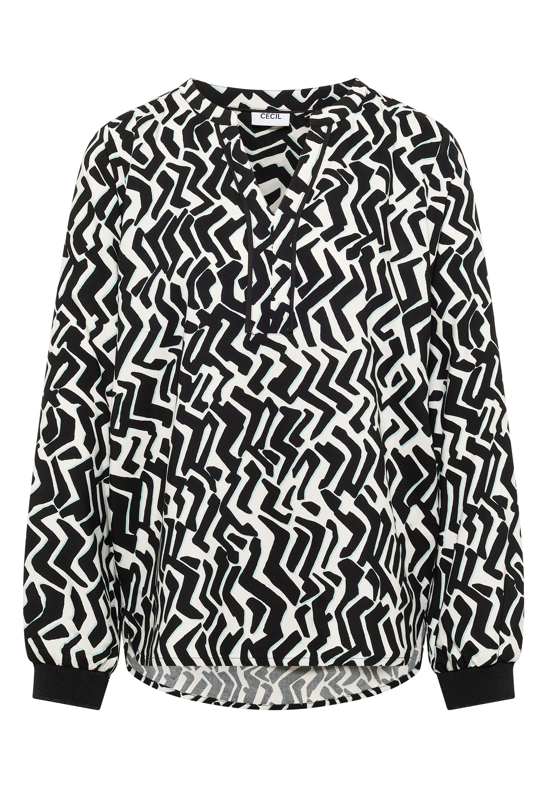 Cecil Langarmbluse aus softer Viskose