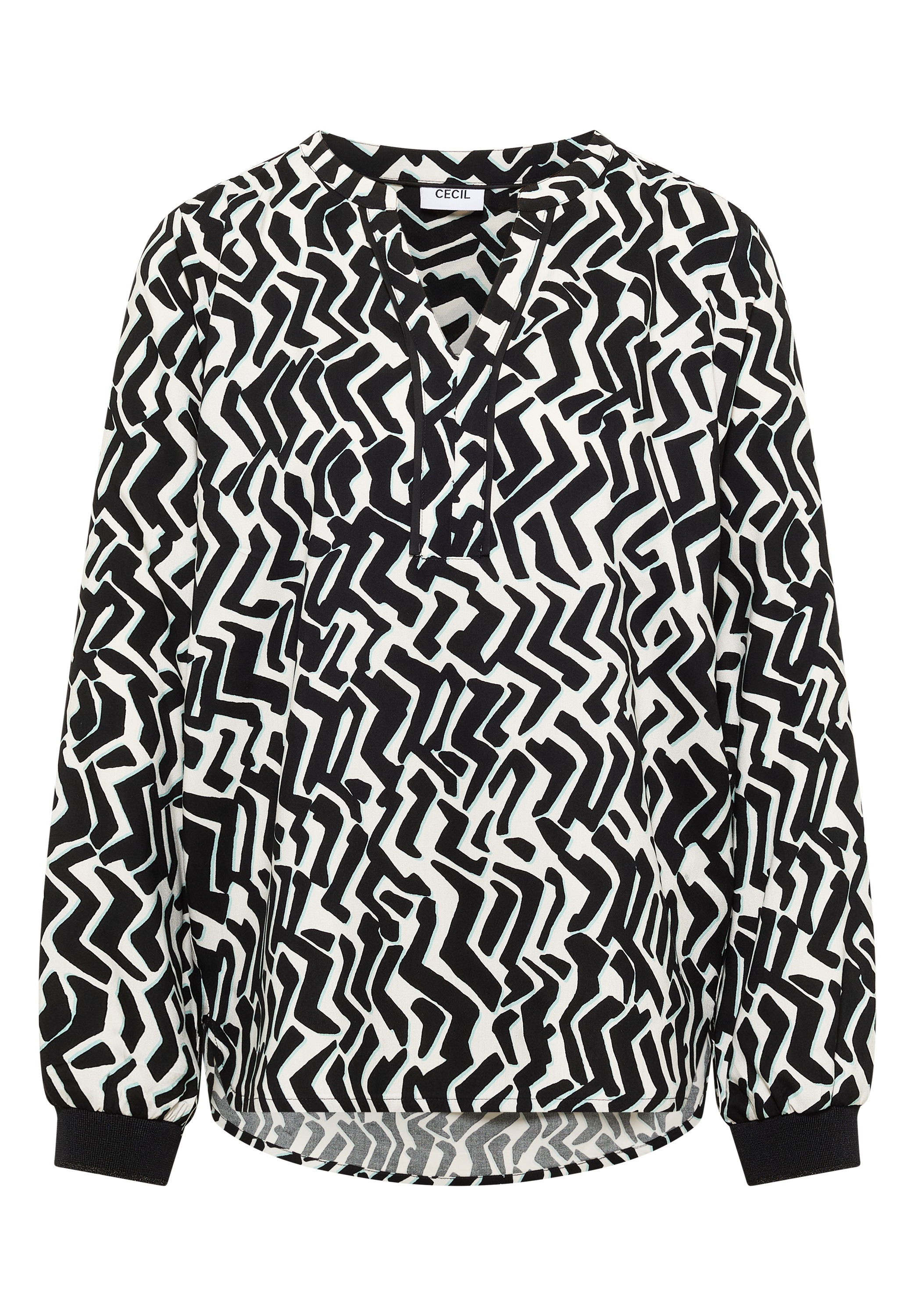 Cecil Long Sleeve Blouse Light Greige XL 6