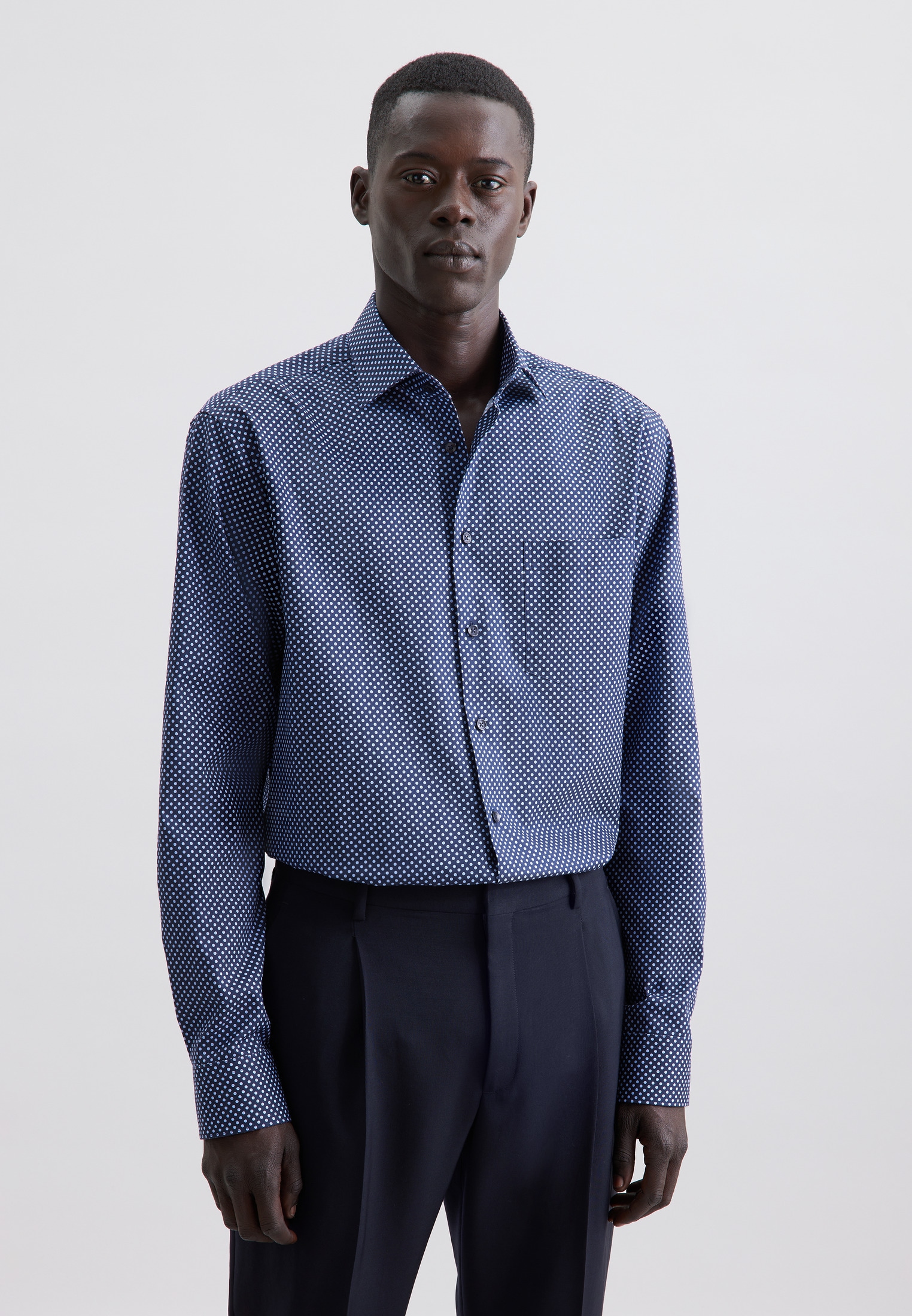 seidensticker Businesshemd "Schwarze Rose" Regular 1/1 Extra lang Kentkrage günstig online kaufen