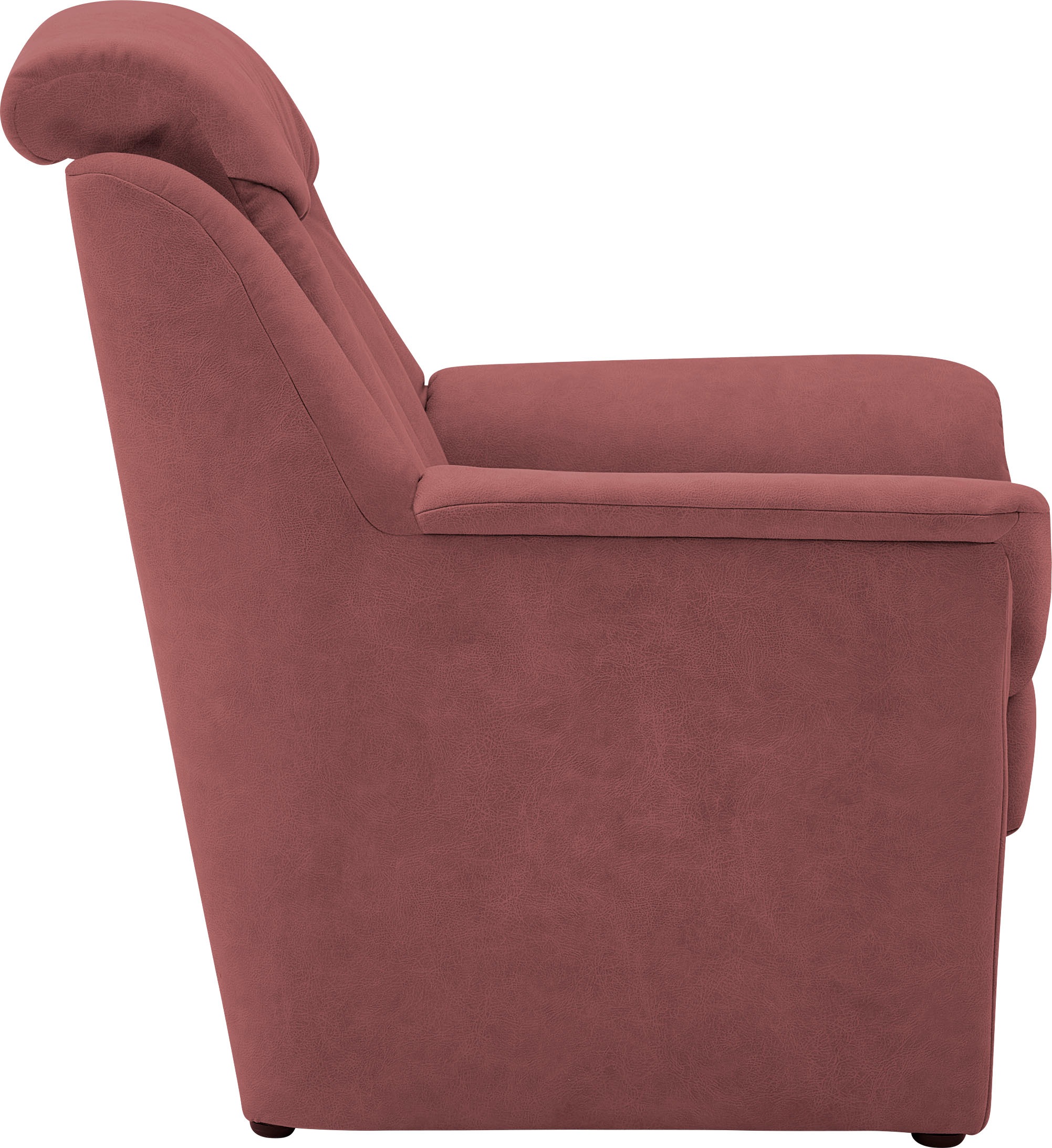 VILLA BECK Polstergarnitur »Lugano«, (Set, 3 tlg.), Kopfteilverstellung, in Sitzhöhe 46 cm, 3-Sitzer und 2x Sessel