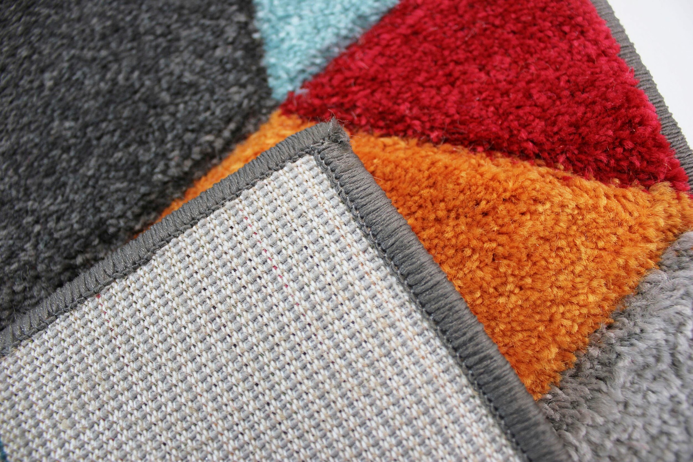 FLAIR RUGS Teppich »Dynamic«, rechteckig, 10 mm Höhe, fußbodenheizungsgeeignet, geometrisches Design, Cube Muster, bunt
