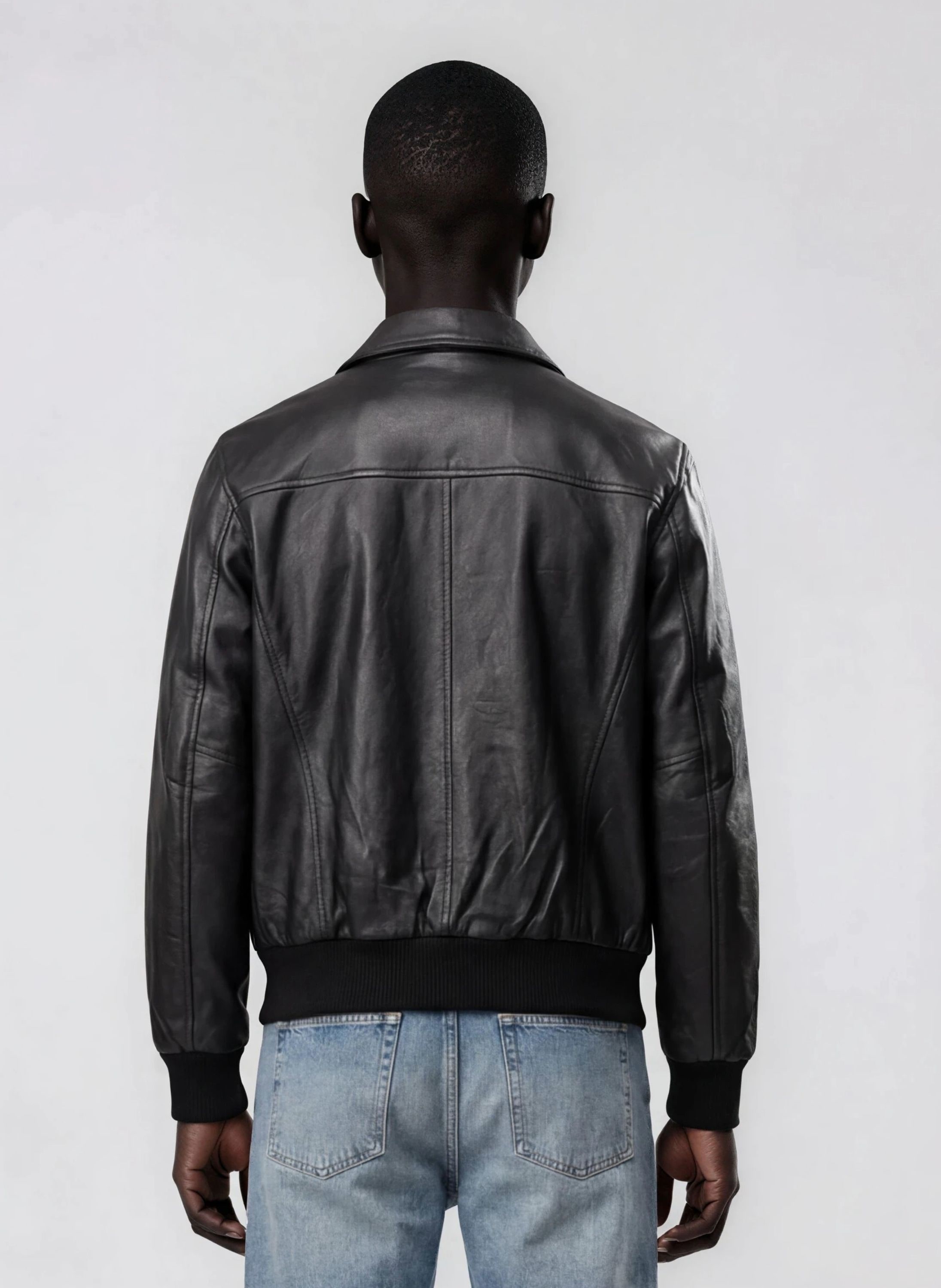 trueprodigy Lederjacke »Yeray Eingrifftaschen und Rippbündchen« ohne Kapuze