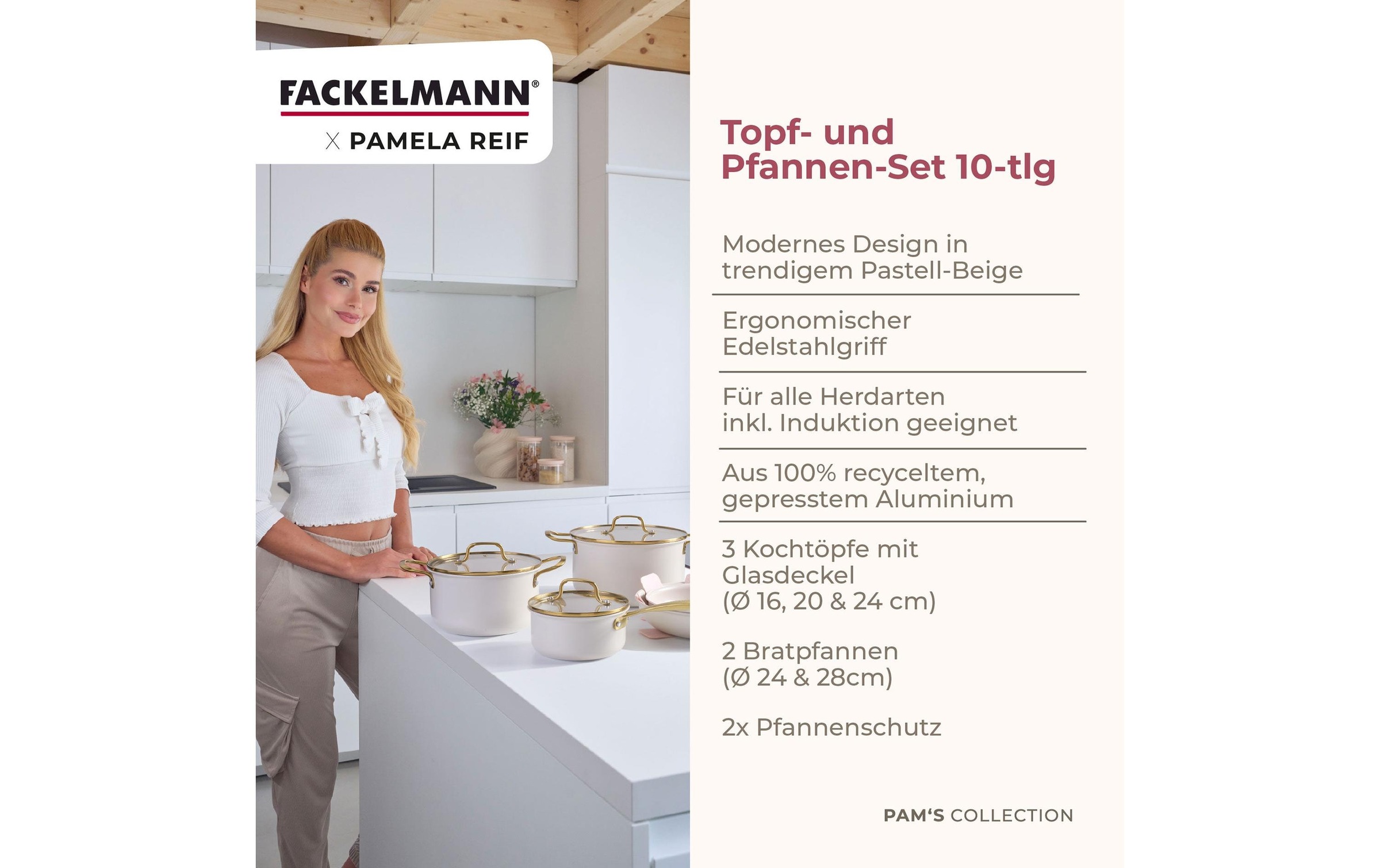 FACKELMANN Topf-Set »Signature« 10 tlg. Aluminium