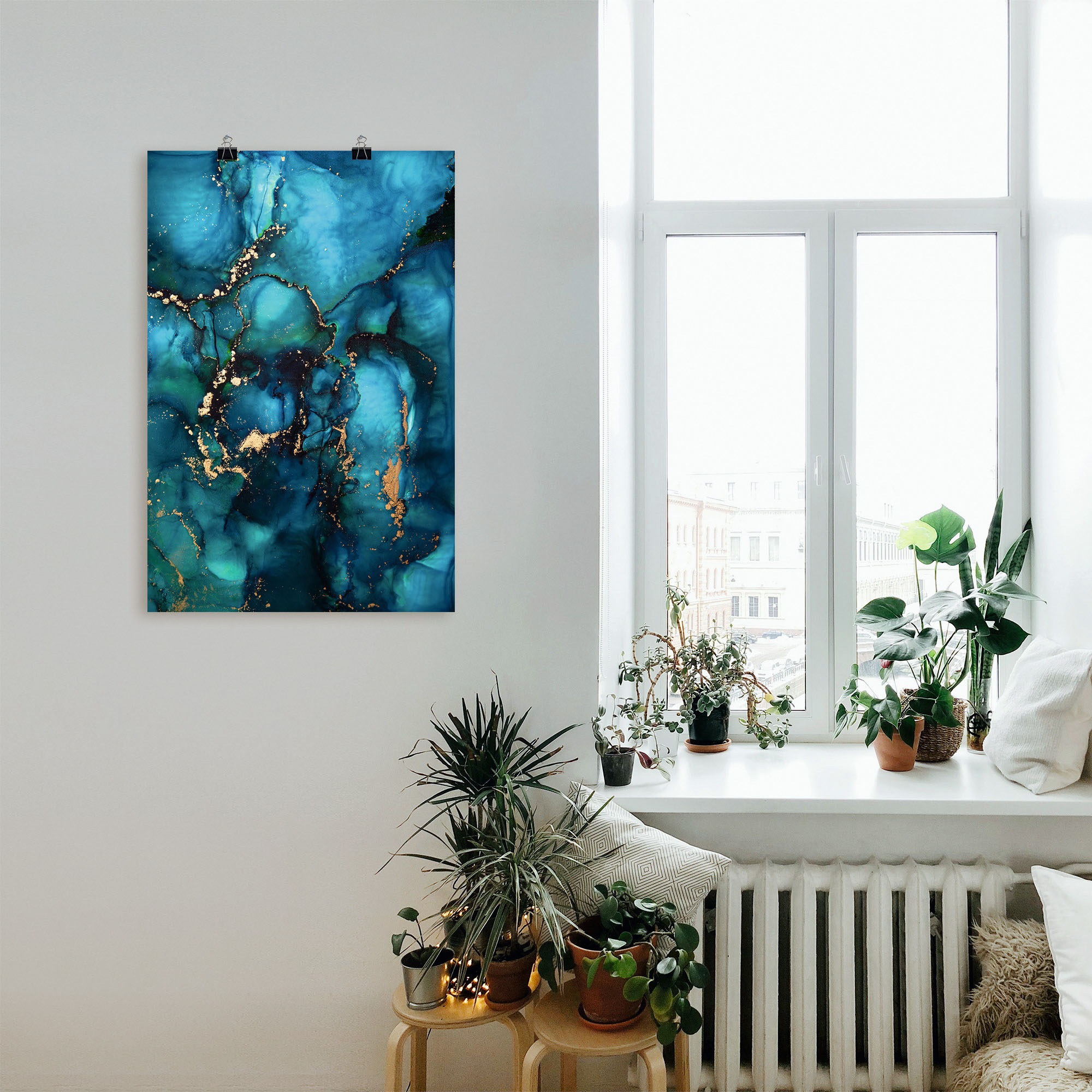 Artland Wandbild "Lagune", Muster, (1 St.), als Alubild, Outdoorbild, Leinw günstig online kaufen