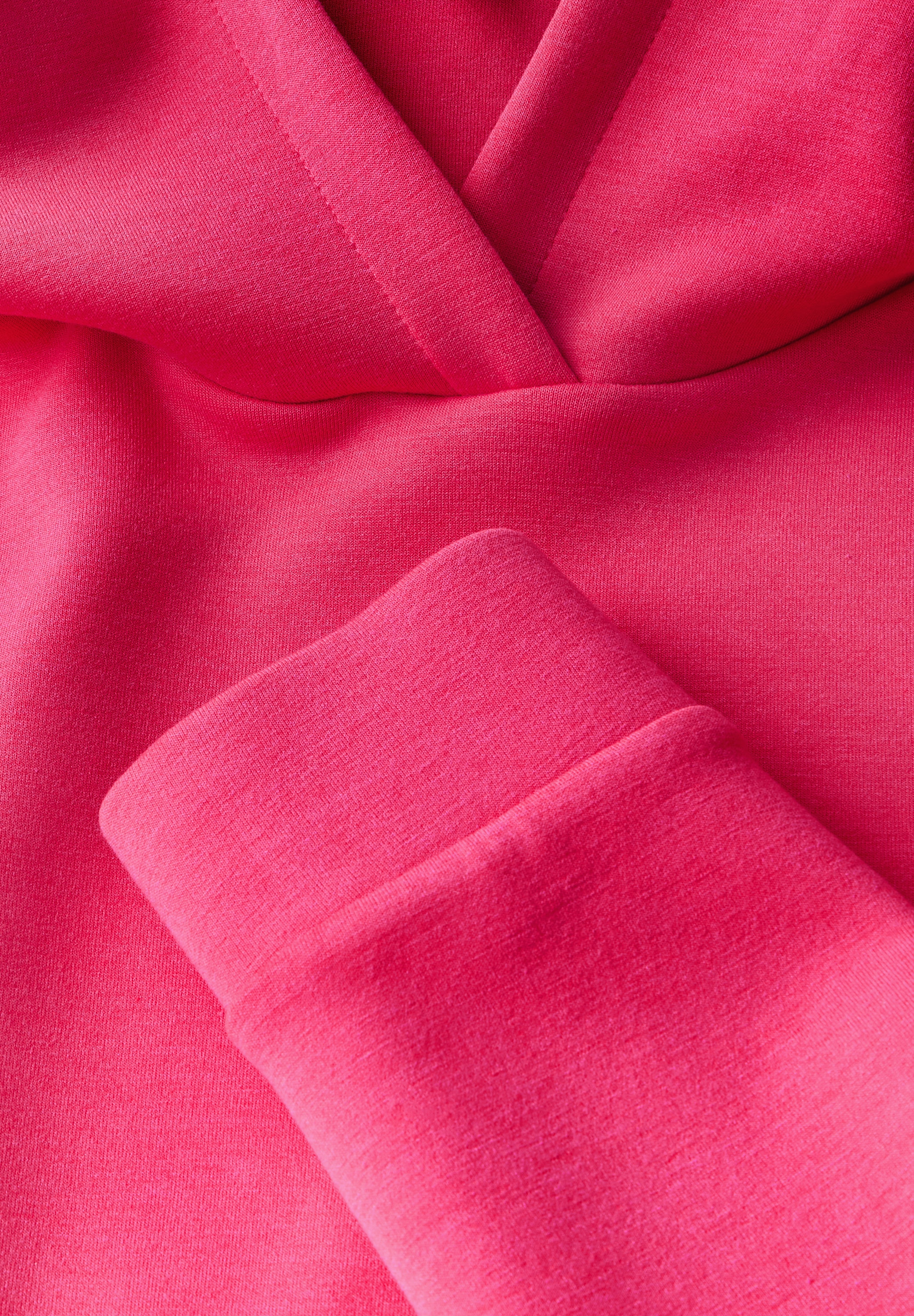 STREET ONE Hoodie, mit elastischem Materialmix