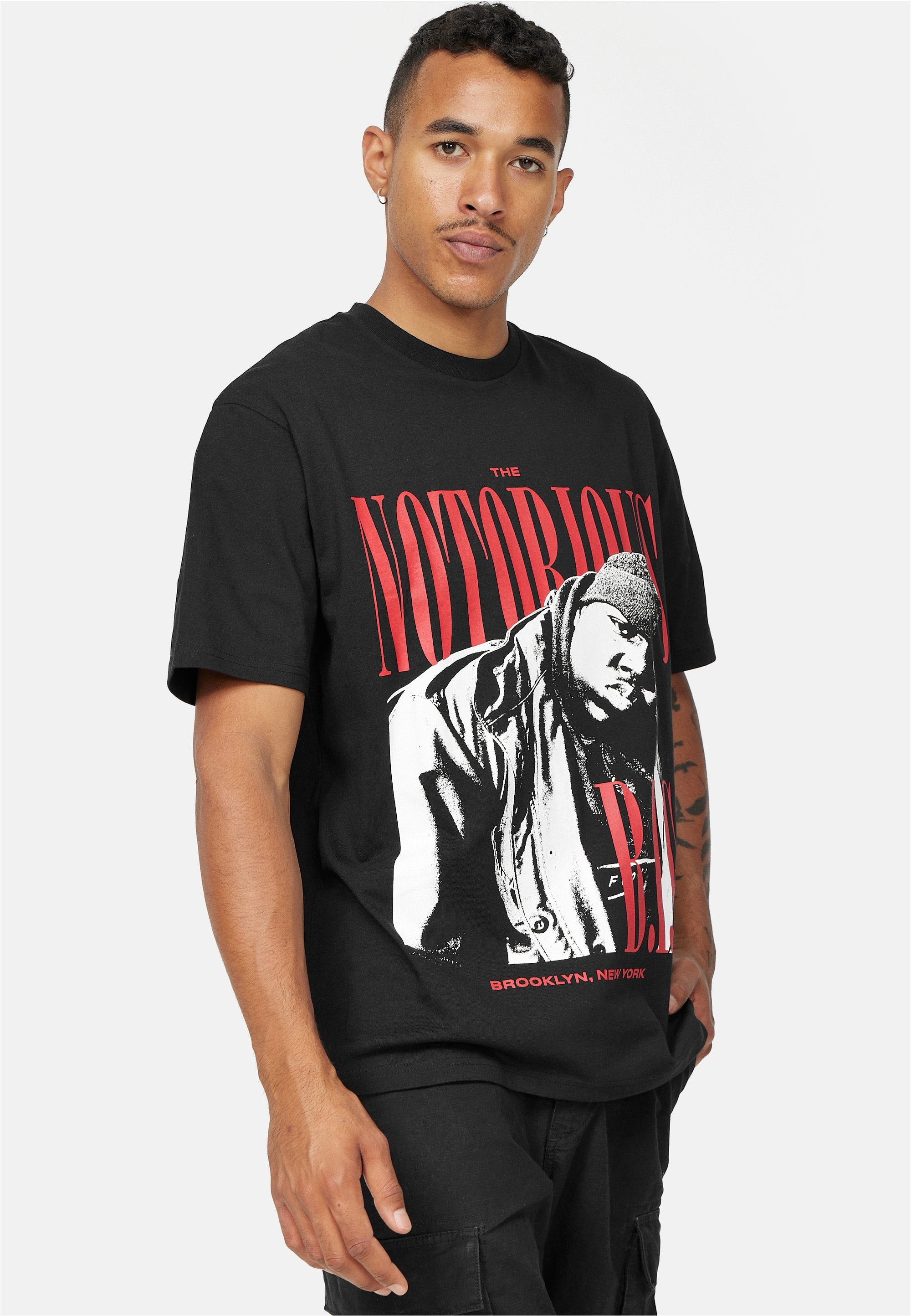 Recovered T-Shirt »The Notorious B.I.G Red Script«, im zeitlosen Design