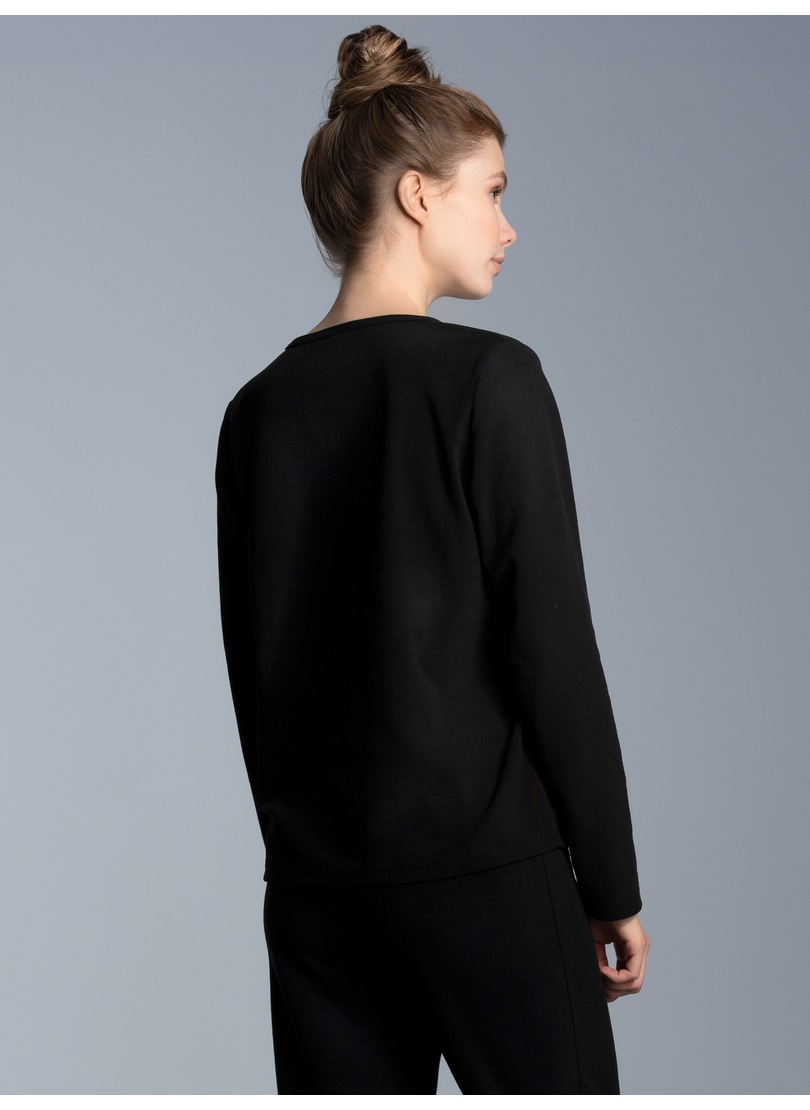 Trigema Strickfleece-Pullover »TRIGEMA Fleece–Rundhalsshirt«
