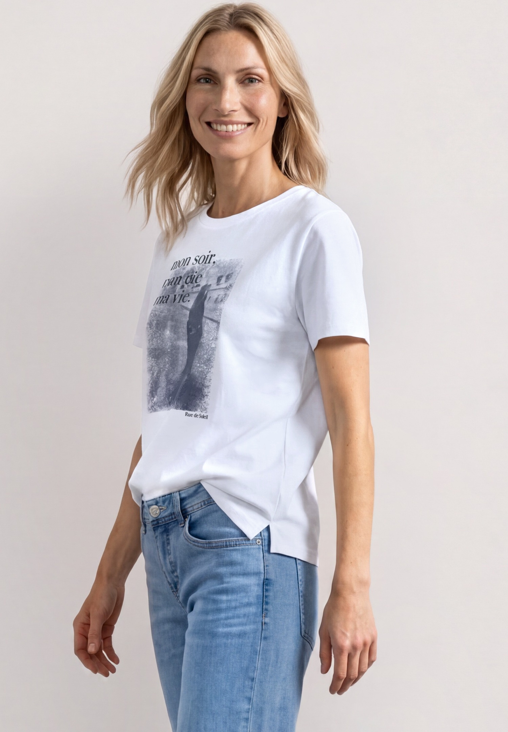 STREET ONE Print-Shirt mit Rundhalsausschnitt