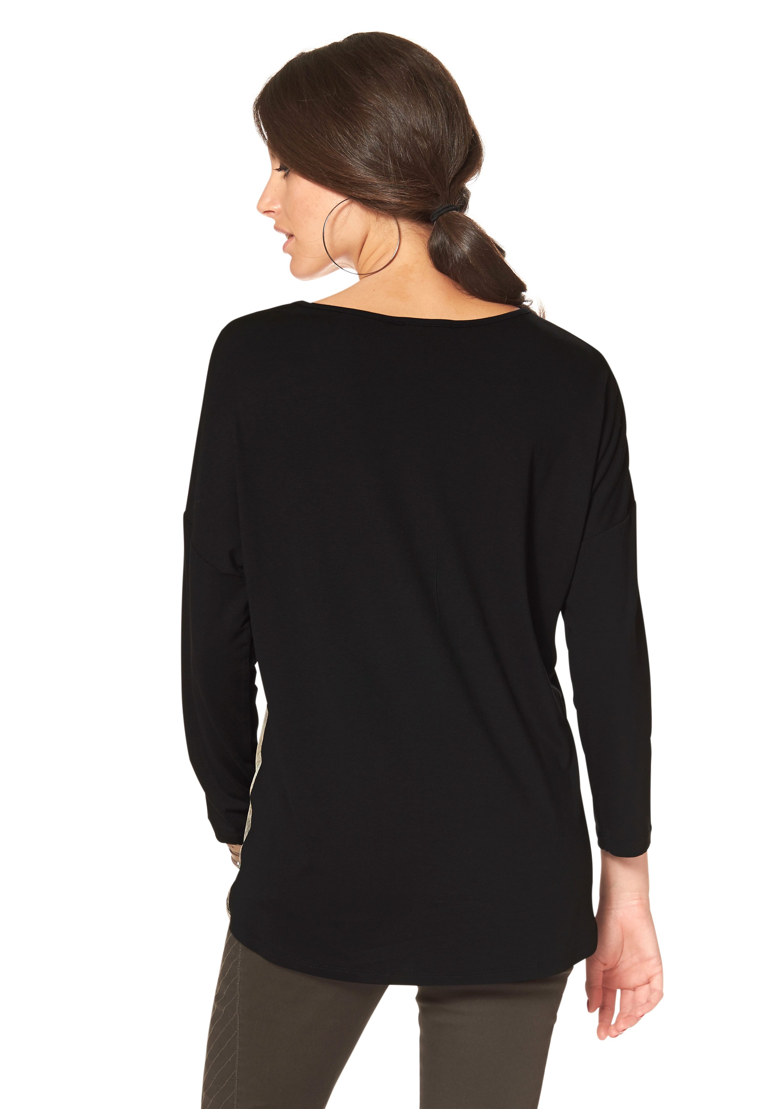 Thumbnail - Aniston CASUAL Langarmshirt, mit femininem Frontdruck