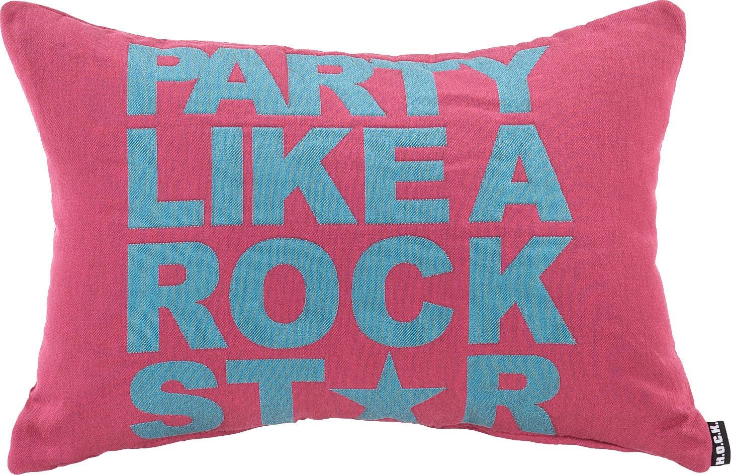 H.O.C.K. Dekokissen "Rockstar-Stern" Wendekissenhülle mit Füllung, 1 Stück günstig online kaufen