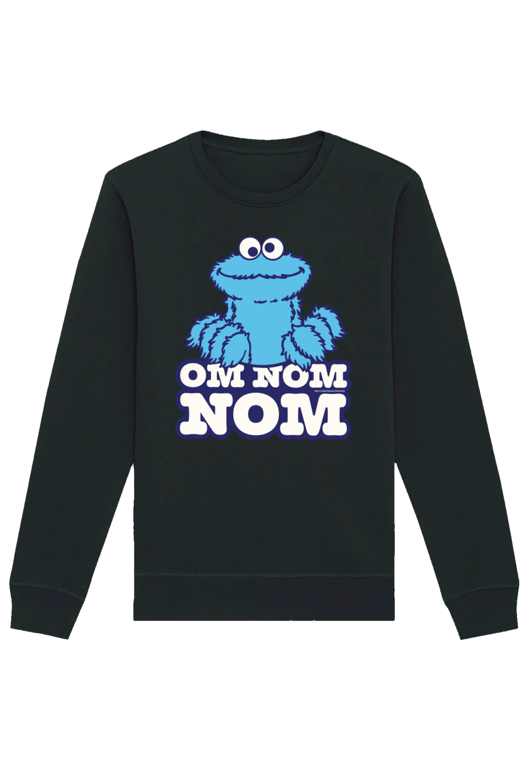 F4NT4STIC Sweatshirt "Sesamstraße Cookie Monster Nom Nom", Premium Qualität günstig online kaufen