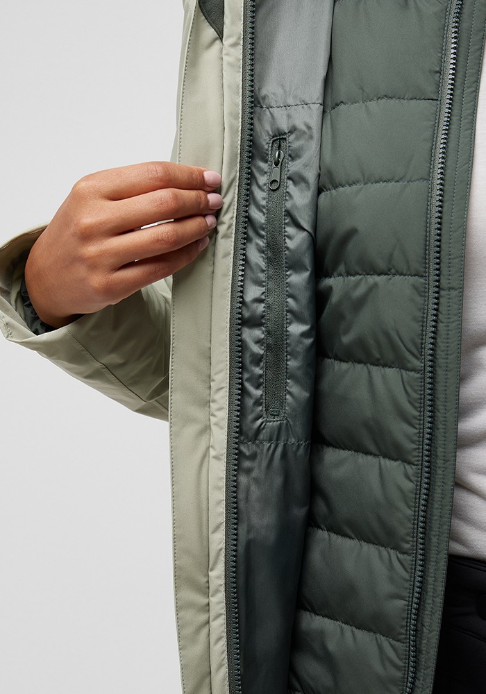 Jack Wolfskin 3-in-1-Funktionsjacke »HUNBERG 3IN1 JKT W«, mit Kapuze