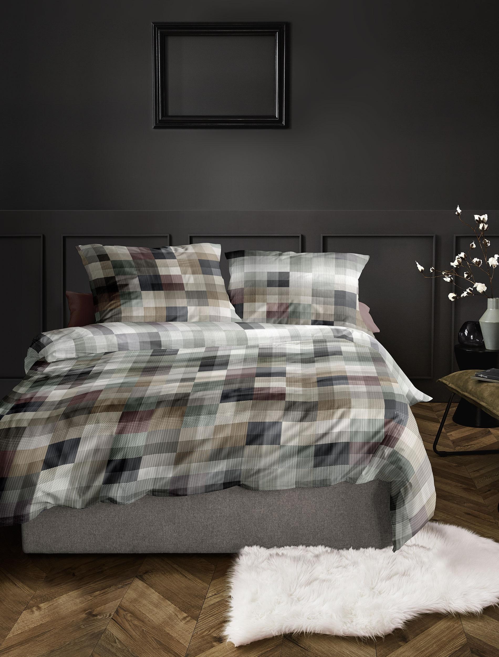 Irisette Bettwäsche "Wave 8573" 2 Stk. tlg. anschmiegsam und atmungsaktiv günstig online kaufen
