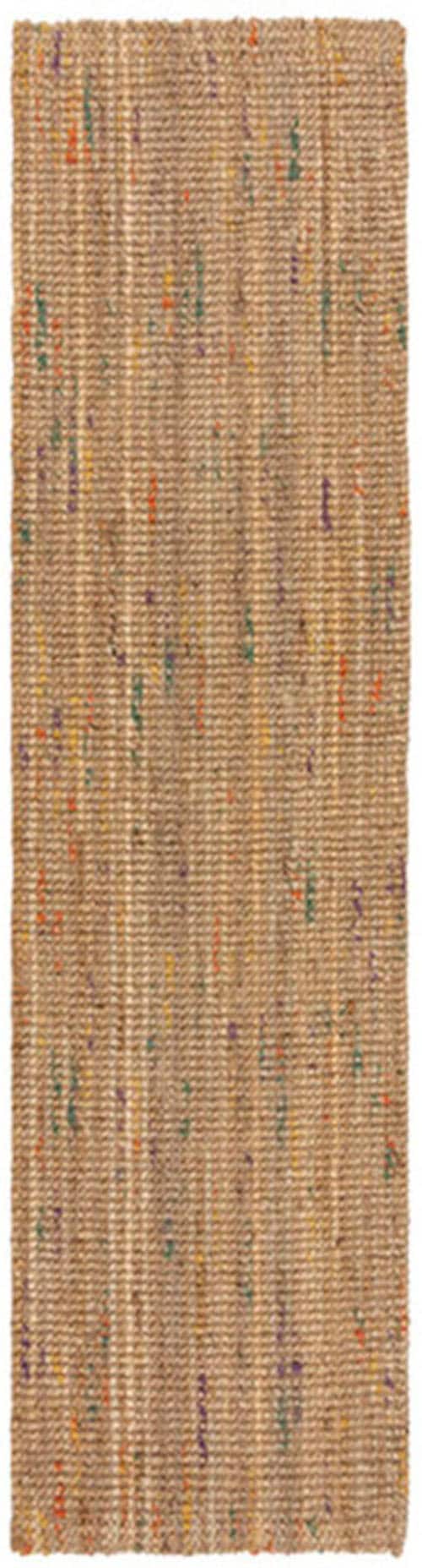 FLAIR RUGS Läufer "Jute Boucle" rechteckig 7 mm Höhe aus 100% Jute, mit Fransen, aus Naturfasern