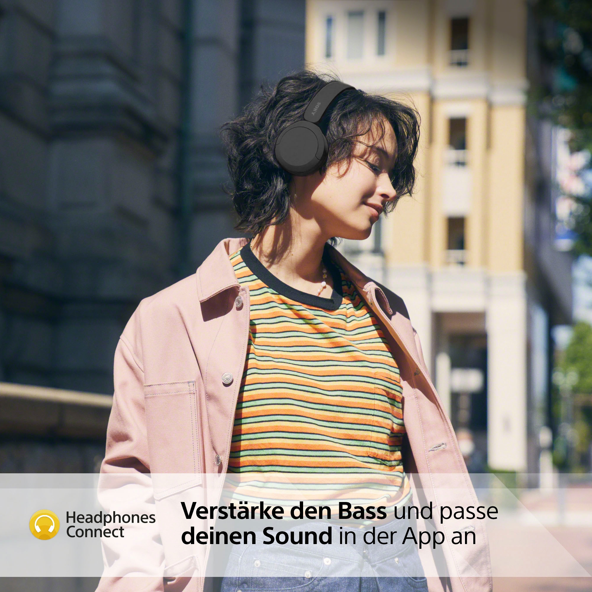 Sony On-Ear-Kopfhörer »WHCH520«, Bluetooth, Freisprechfunktion-Rauschunterdrückung, 50 Std. Akkulaufzeit