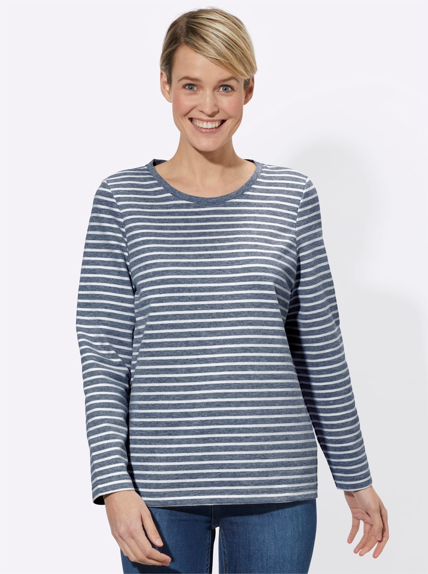 Casual Looks Langarmshirt "Shirt" 1 Stk. tlg. günstig online kaufen