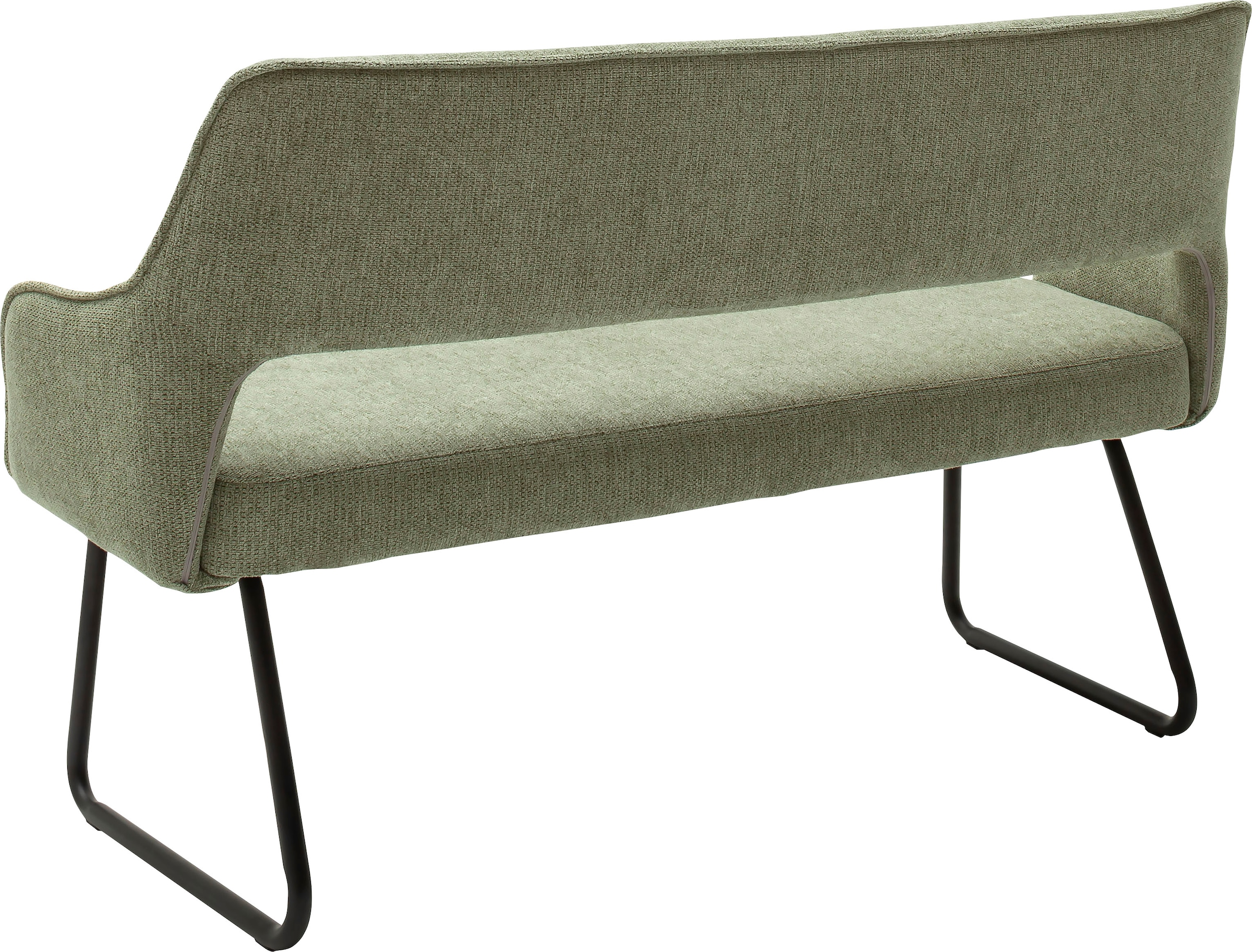 MCA furniture Polsterbank »Bangor«, Sitzbank frei im Raum stellbar,Stoffbezug, Breite 175 cm