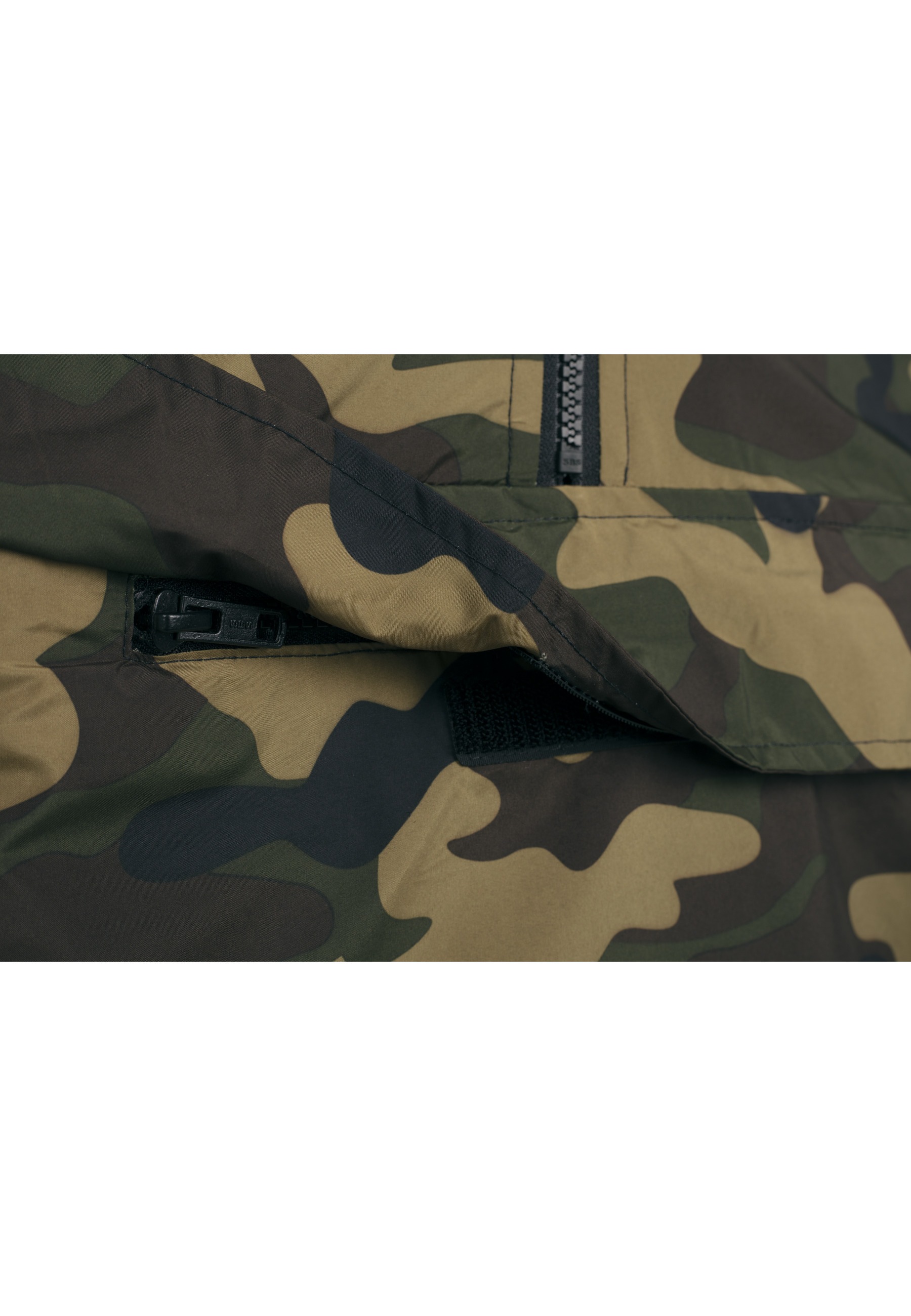 URBAN CLASSICS Anorak »Urban Classics Herren Camo Pull Over Windbreaker« 1 Stk. tlg. mit Kapuze