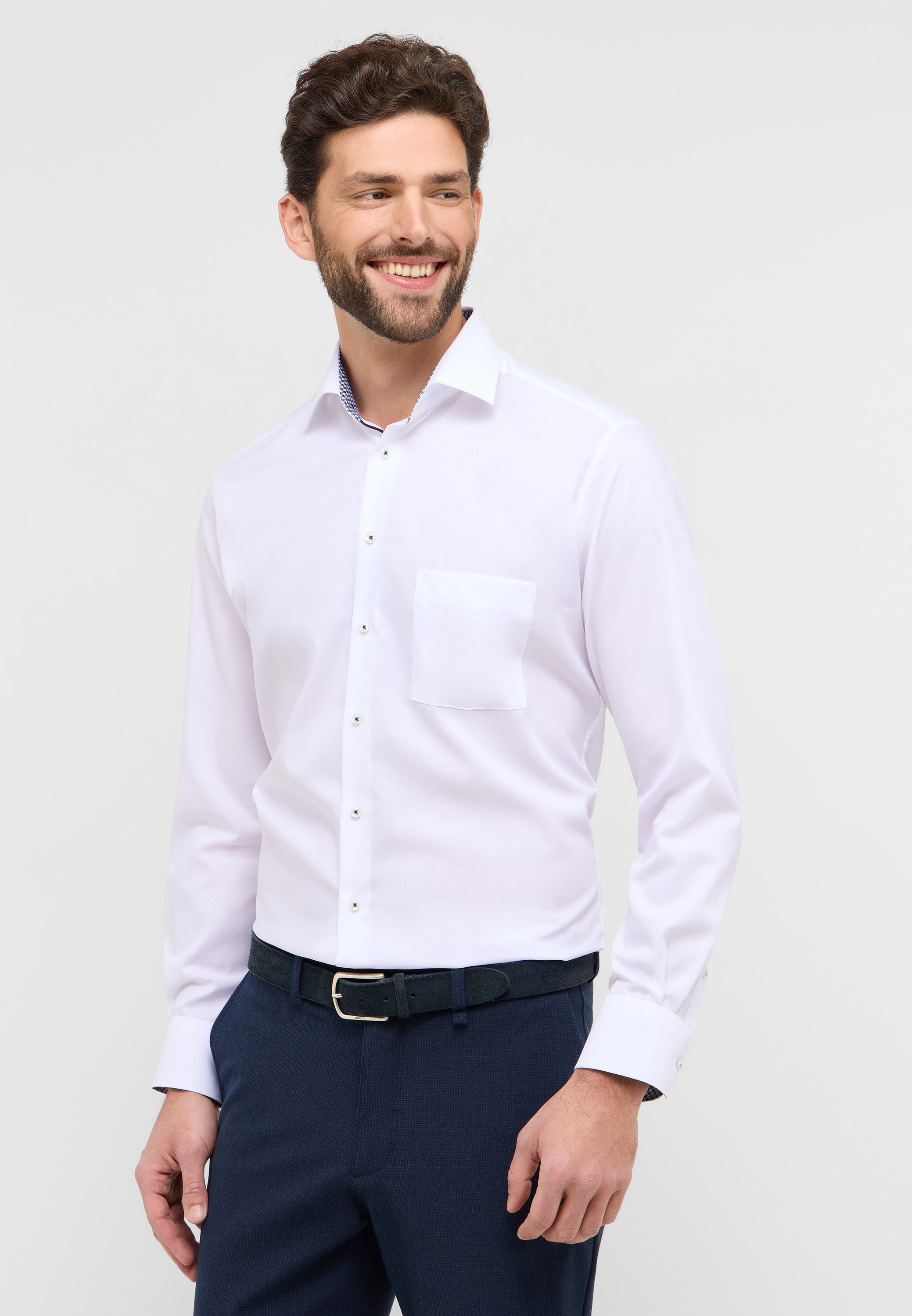 Eterna Langarmhemd "MODERN FIT", NON IRON (bügelfrei) günstig online kaufen