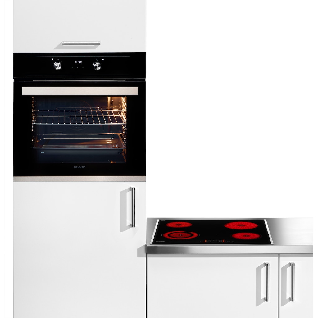 Sharp Backofen-Set »Power-Set Graphit«, K-60D19BM1-EU