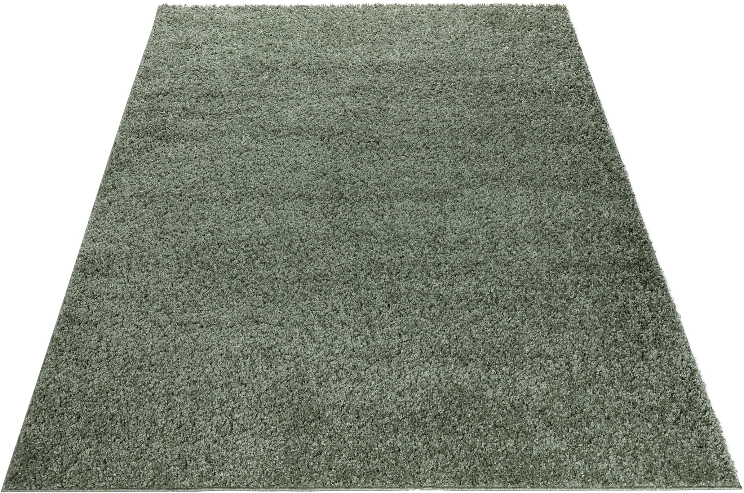 Bruno Banani Hochflor-Teppich »Shaggy Soft«, rechteckig, 30 mm Höhe, gewebt, Uni Farben, besonders weich und kuschelig, Kundenliebling