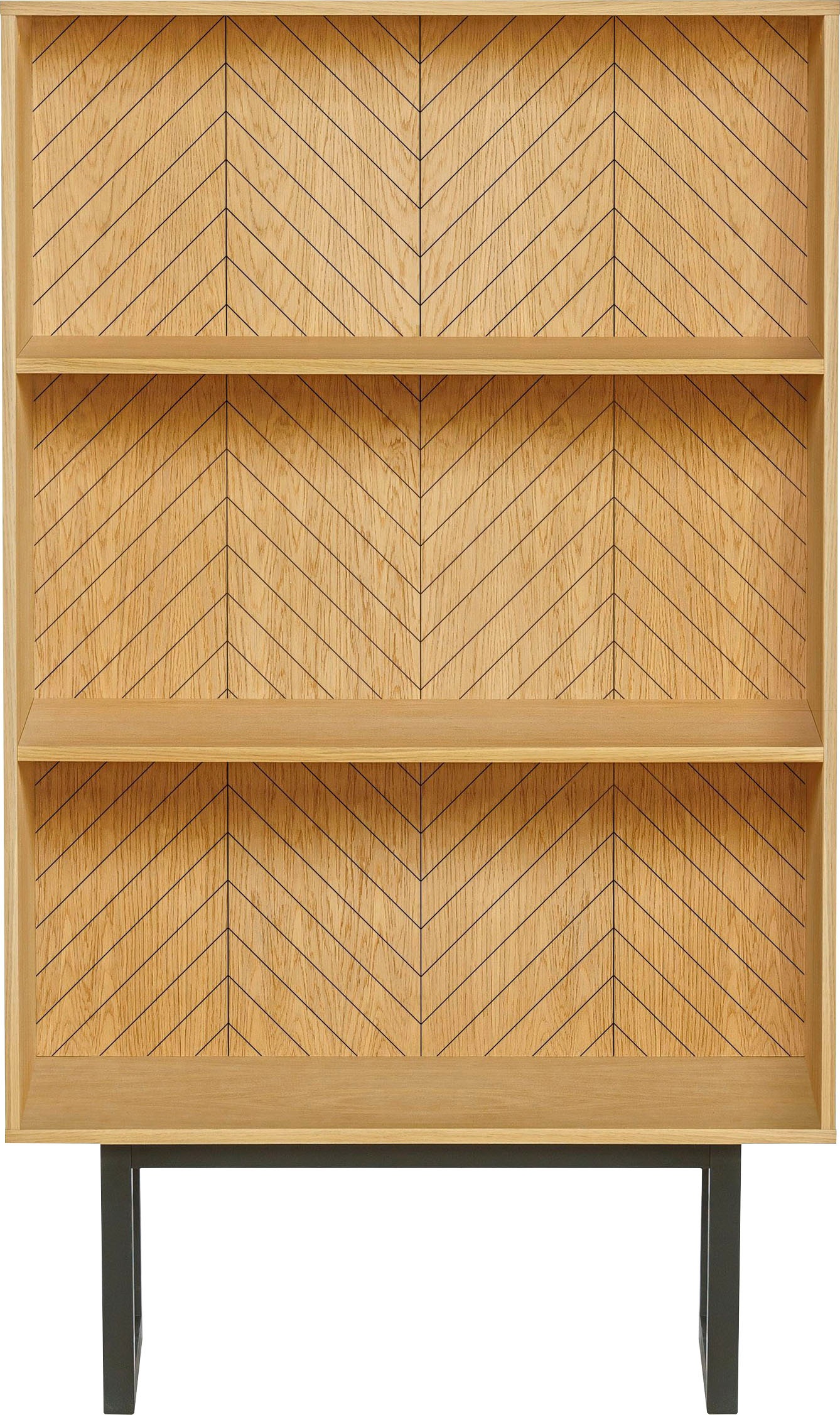 Woodman Bücherregal "Camden" Mit besonderem Print, Breite 90 cm, FSC-zertif günstig online kaufen