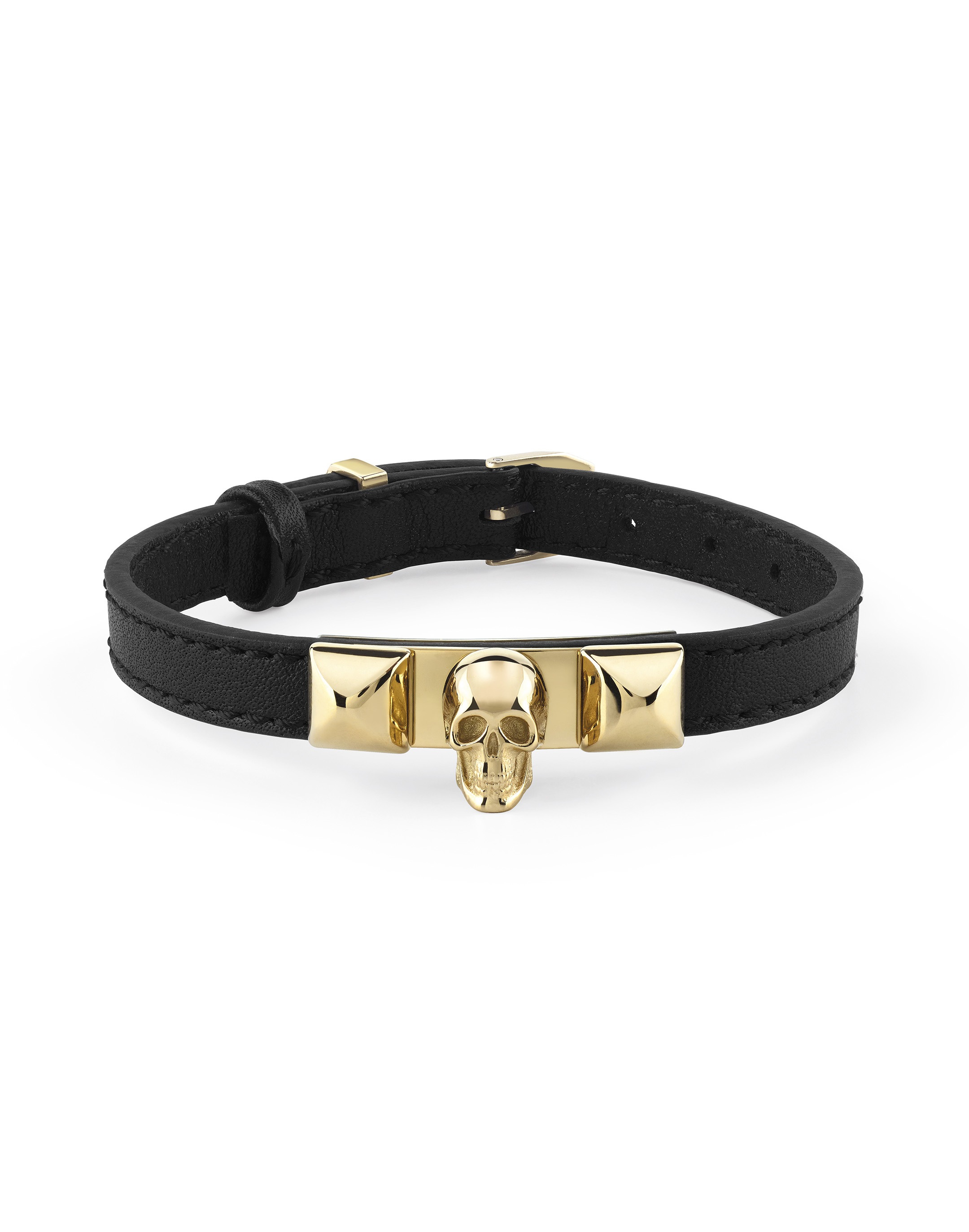 PHILIPP PLEIN Damen Armkette "Armbänder"0216, schwarz, gold, Armbänder
