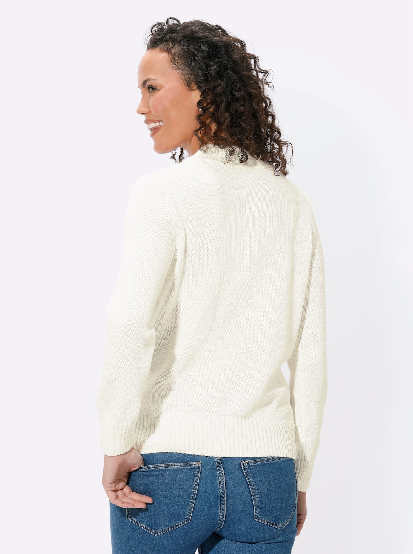Casual Looks Stehkragenpullover »Pullover«