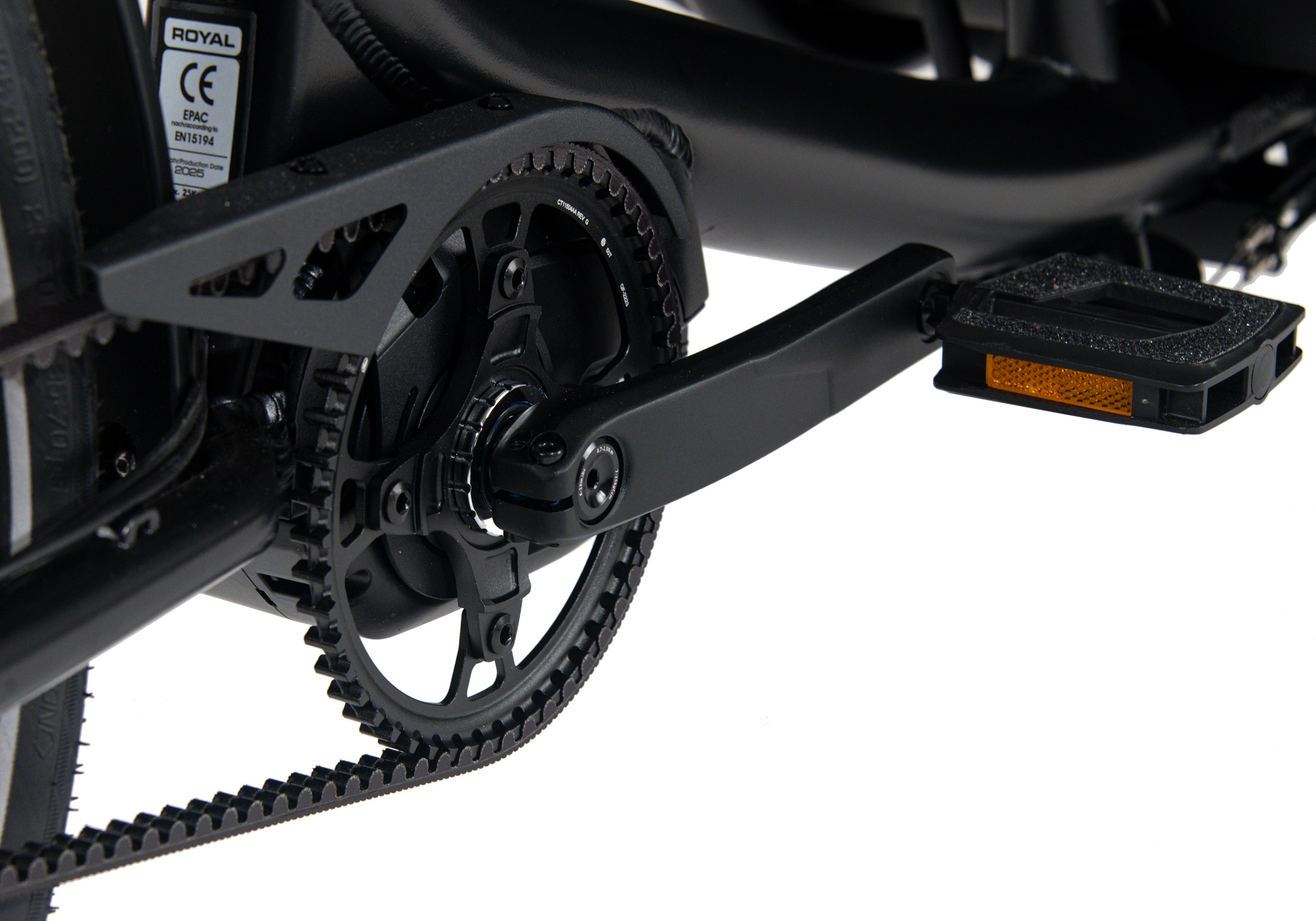 Royal Cargo Bikes »Cargo 2W Premium Plus Long 17,5Ah / 630 Wh 20 / 26 Zoll weiß« 0 Gang ENVIOLO NuVinci Schaltwerk Nabenschaltung Mittelmotor 250 W