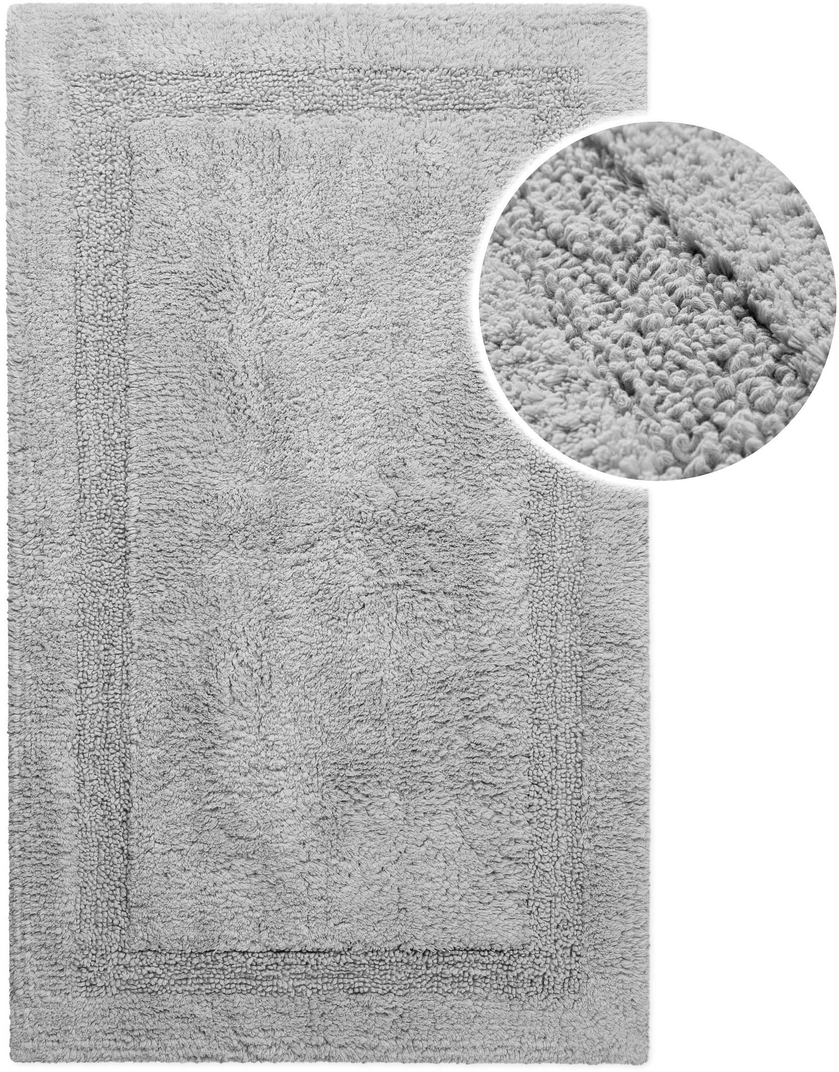 Wecon home Basics Badematte "Knut" Höhe 20 mm waschbar, rutschfest, strapaz günstig online kaufen