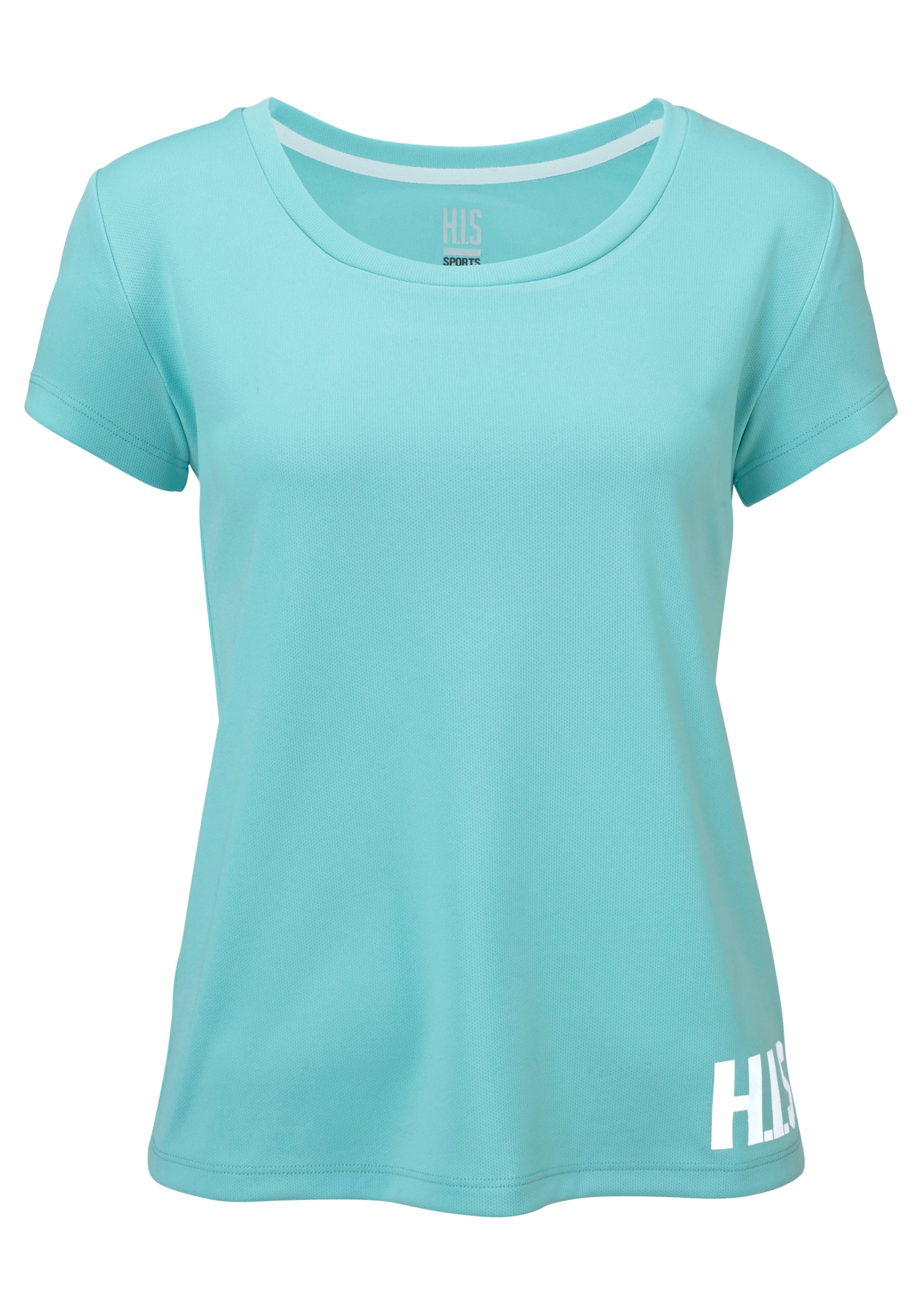 H.I.S Funktionsshirt, (Spar-Set, 2er-Pack), figurbetonter Schnitt, sportlicher Look, mit trendigem Logodruck