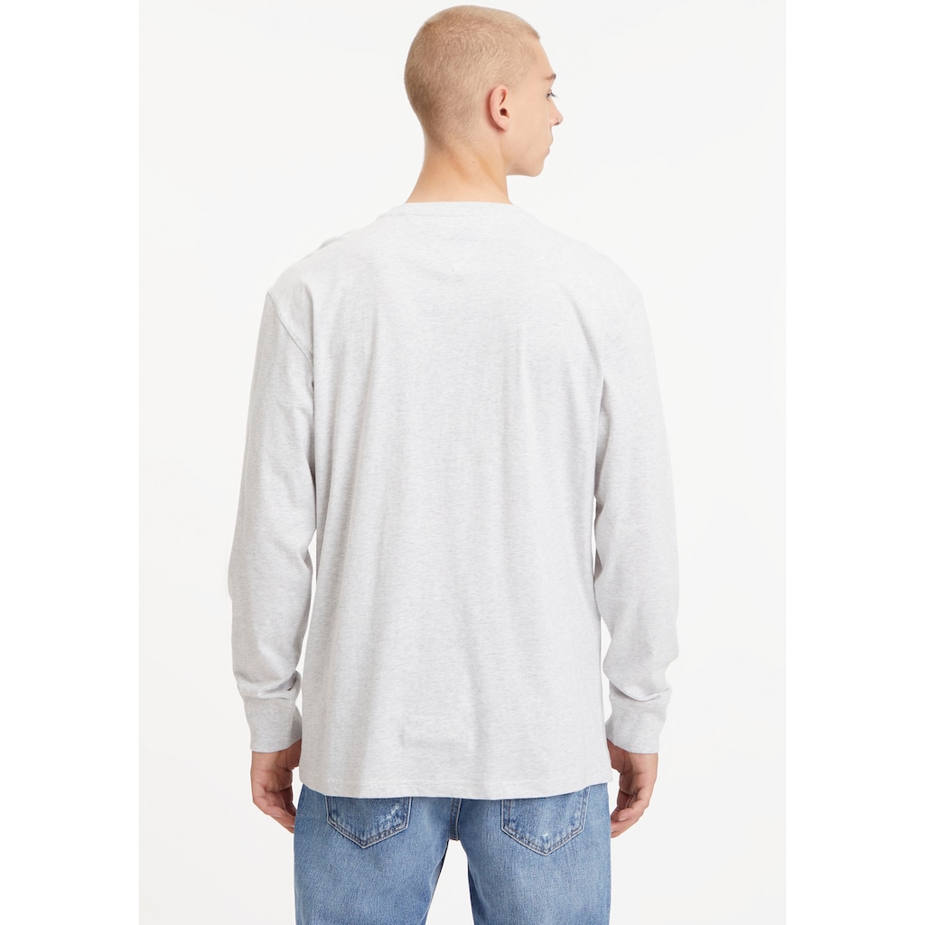 Tommy Jeans Langarmshirt »TJM CLSC ENTRY LS TEE«, mit Logodruck