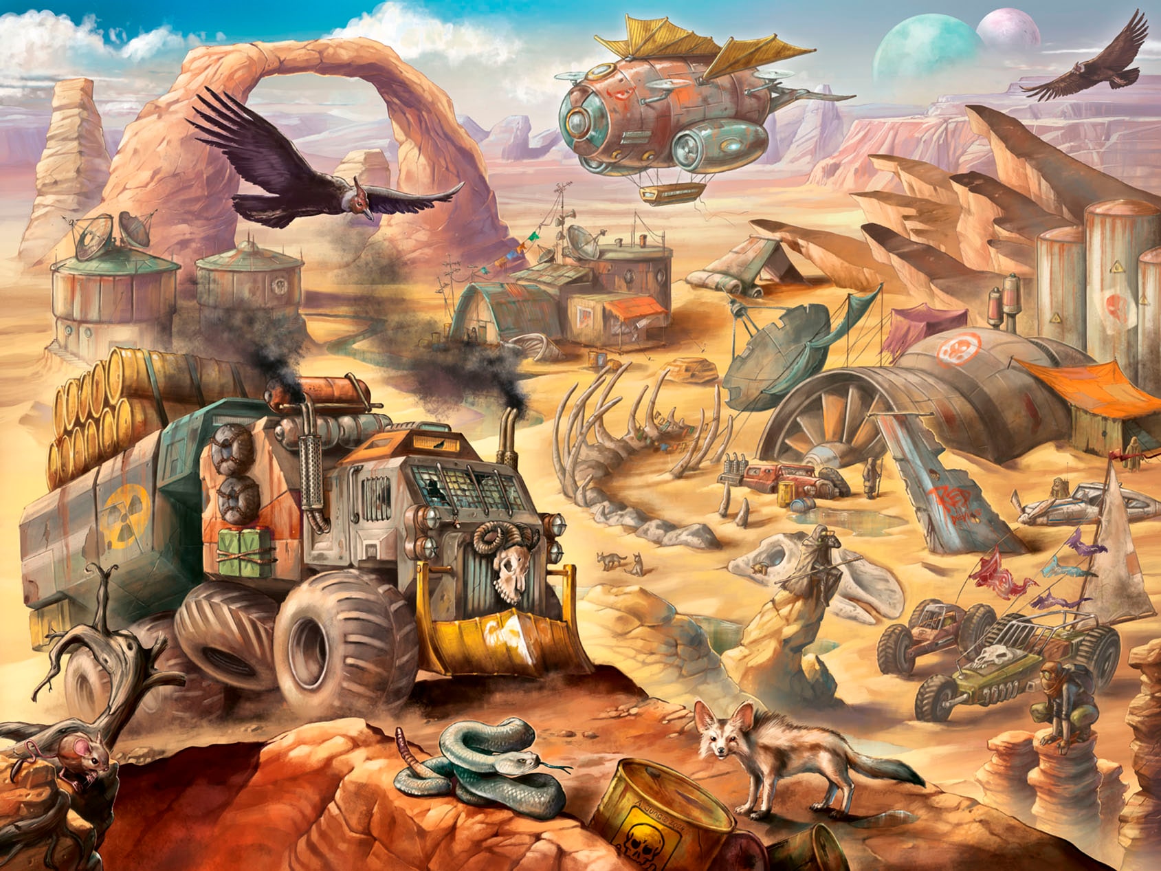 Ravensburger Puzzle »Wilkommen in Ödland«, Made in Germany