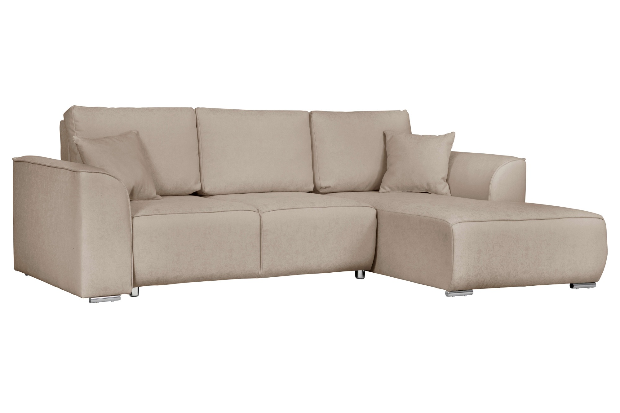 INOSIGN Ecksofa »BEATRICE optionale Schlafsofa mit Bettkasten, B/T/H: 265/170/86 cm«, L-Form, wahlweise auch mit Bettfunktion und Bettkasten
