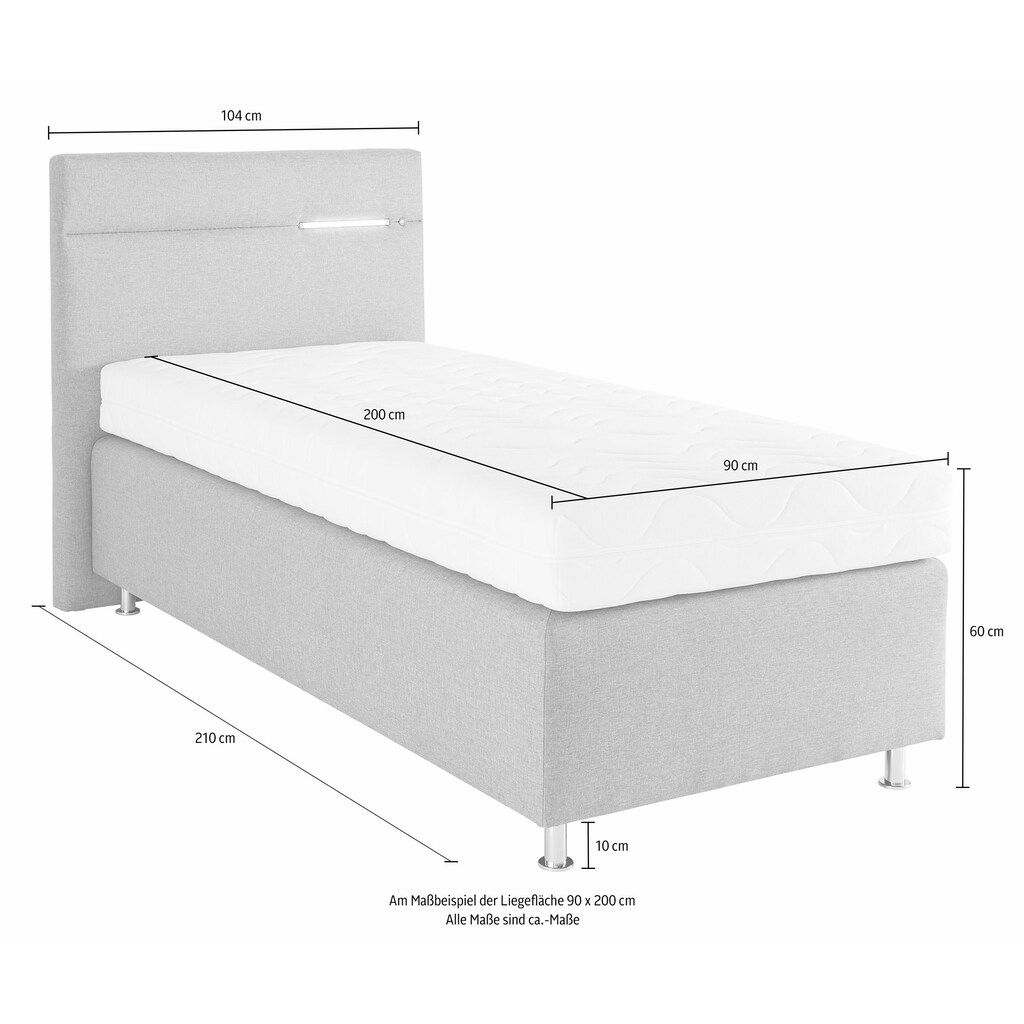 Westfalia Schlafkomfort Boxspringbett