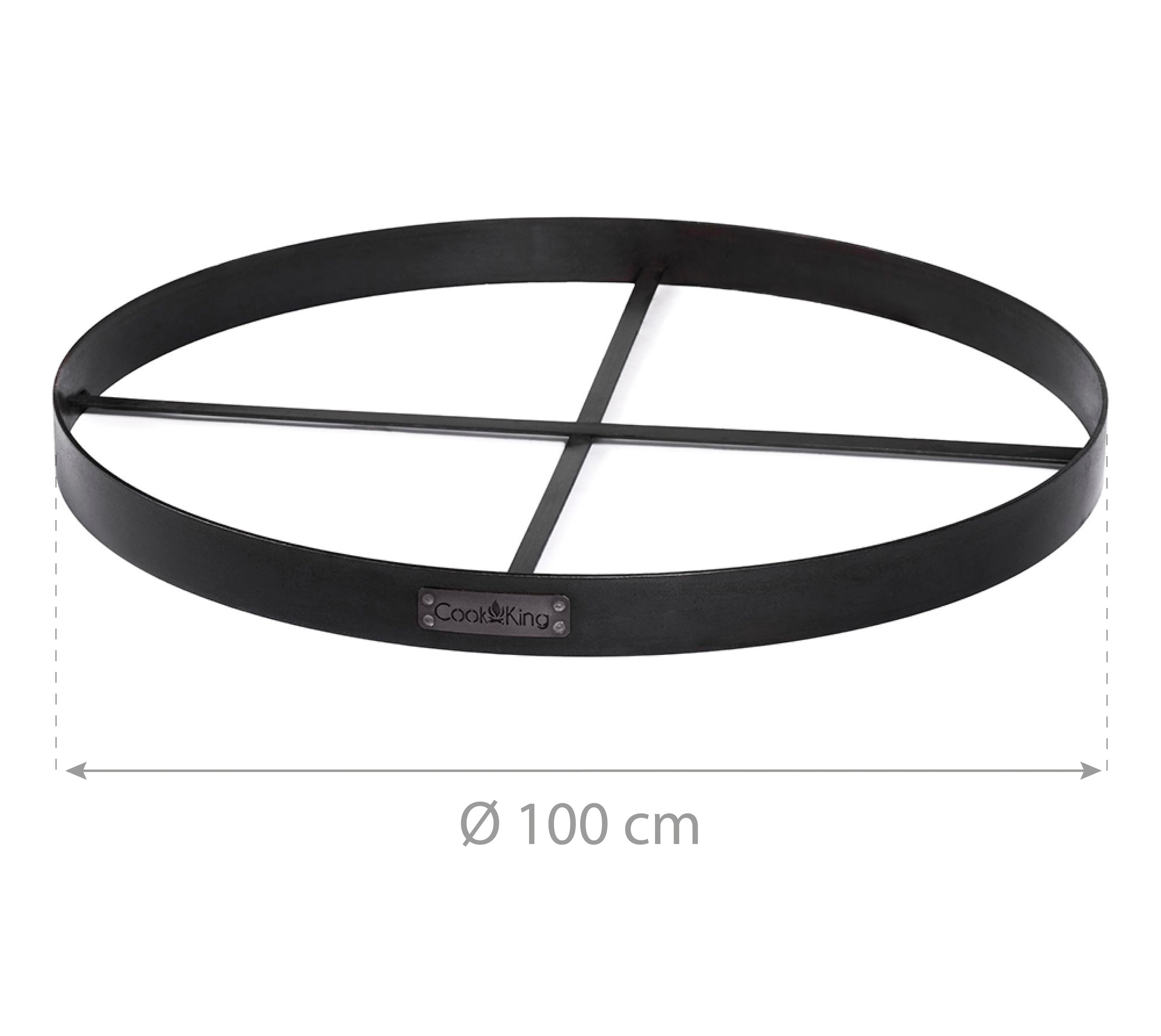 CookKing Bodenschutzplatte »Feuerschalenbasis 100«, Ø 100 cm