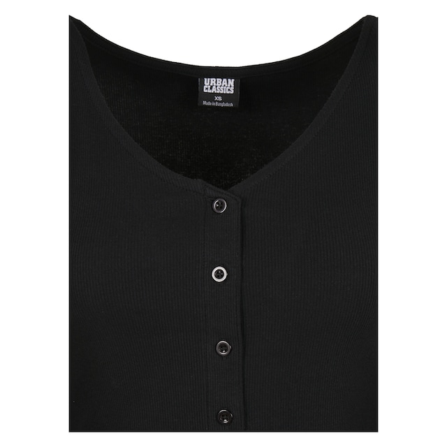 URBAN CLASSICS Langarmshirt »Damen Ladies Cropped Rib Cardigan«, (1 tlg.)  für kaufen | BAUR