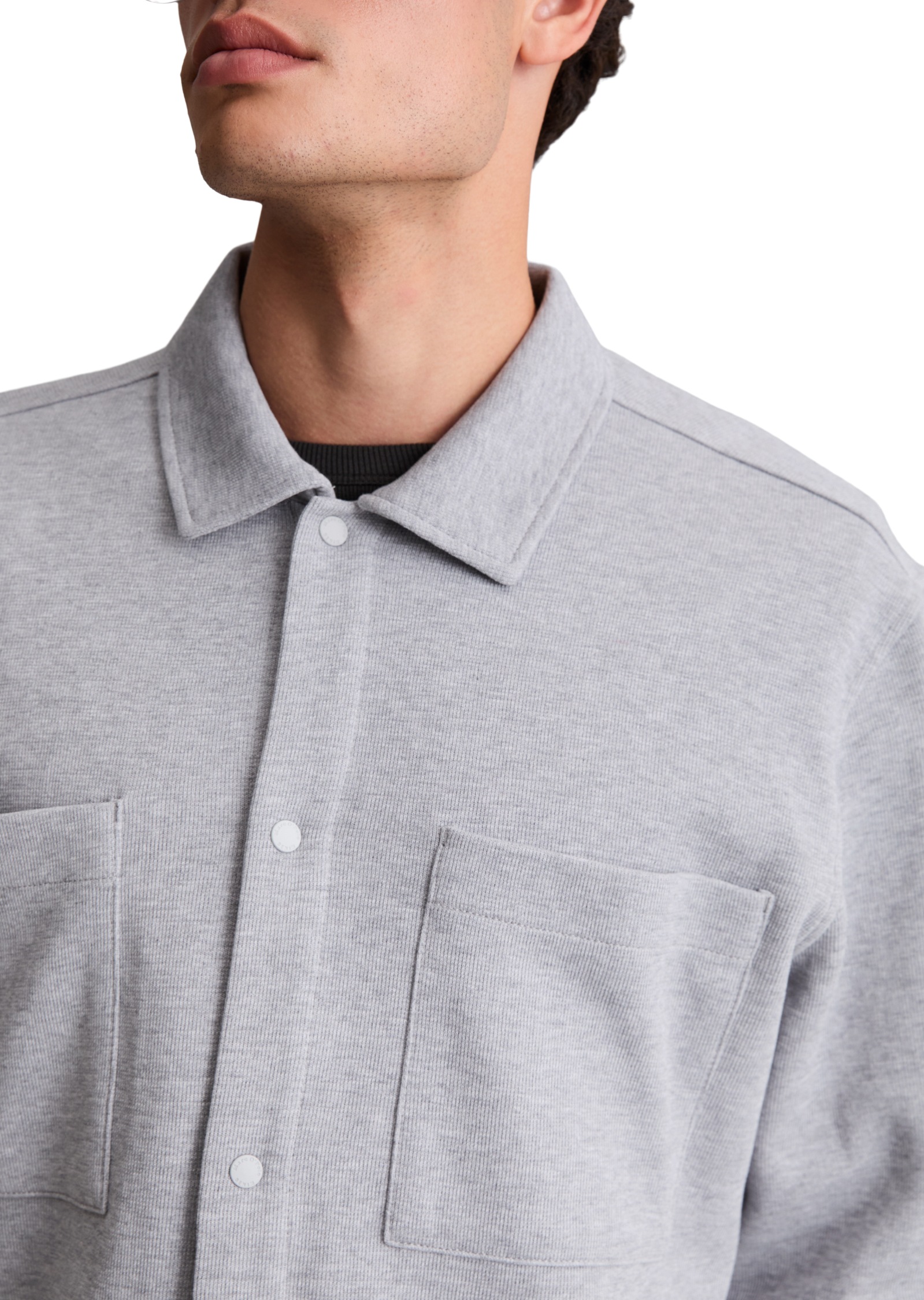 Marc O'Polo DENIM Kurzjacke »in schwerer Bio-Baumwoll-Qualität« ohne Kapuze