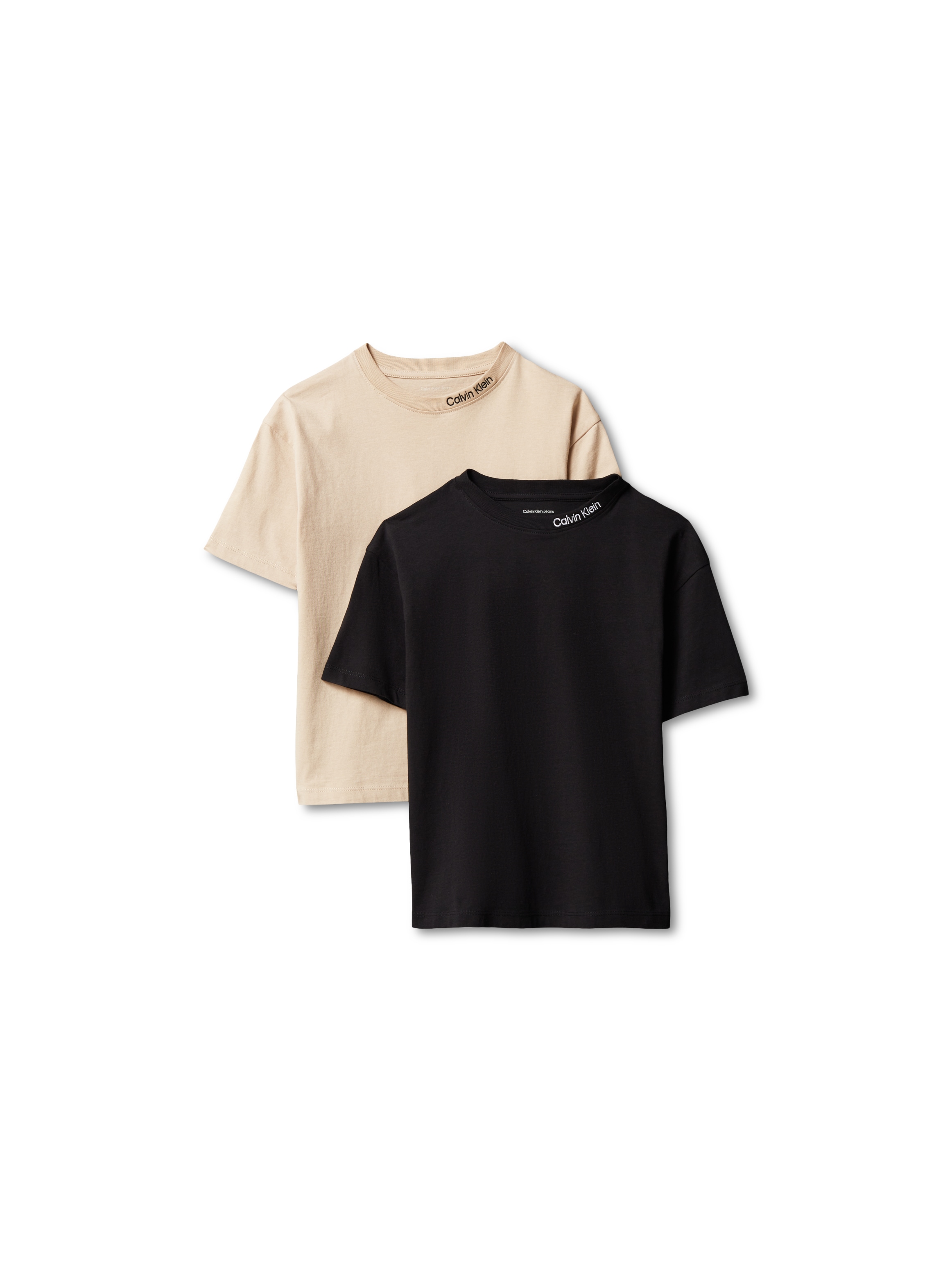 Calvin Klein Jeans 1100000002199 Packung, 2 Regular Fit, reine Baumwolle, gestickter Logoschriftzug