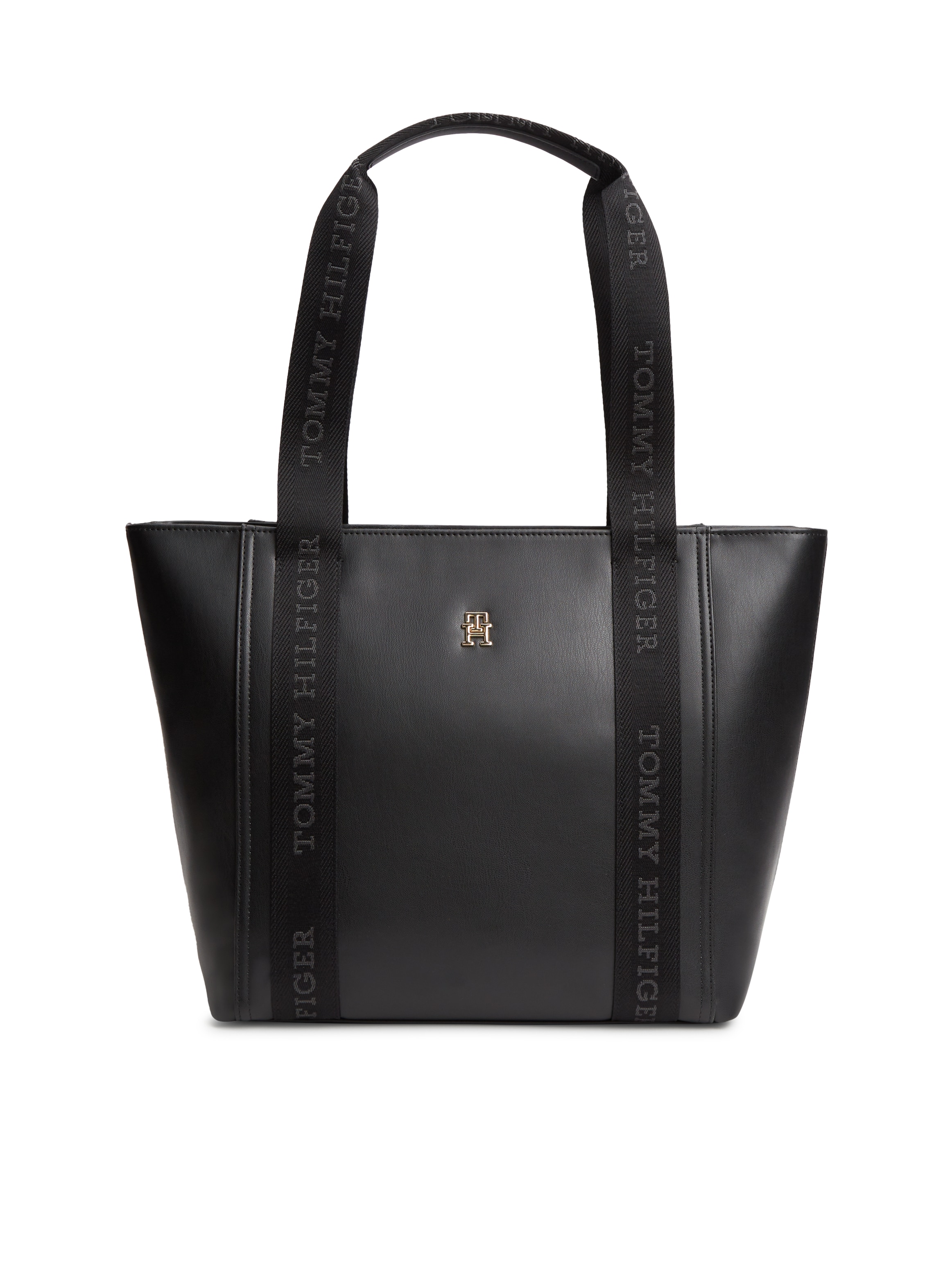 Tommy Hilfiger Tragetasche "IM LATAM LOGO TOTE" Damen Schultertasche, Handtasche mit Logoschriftzug