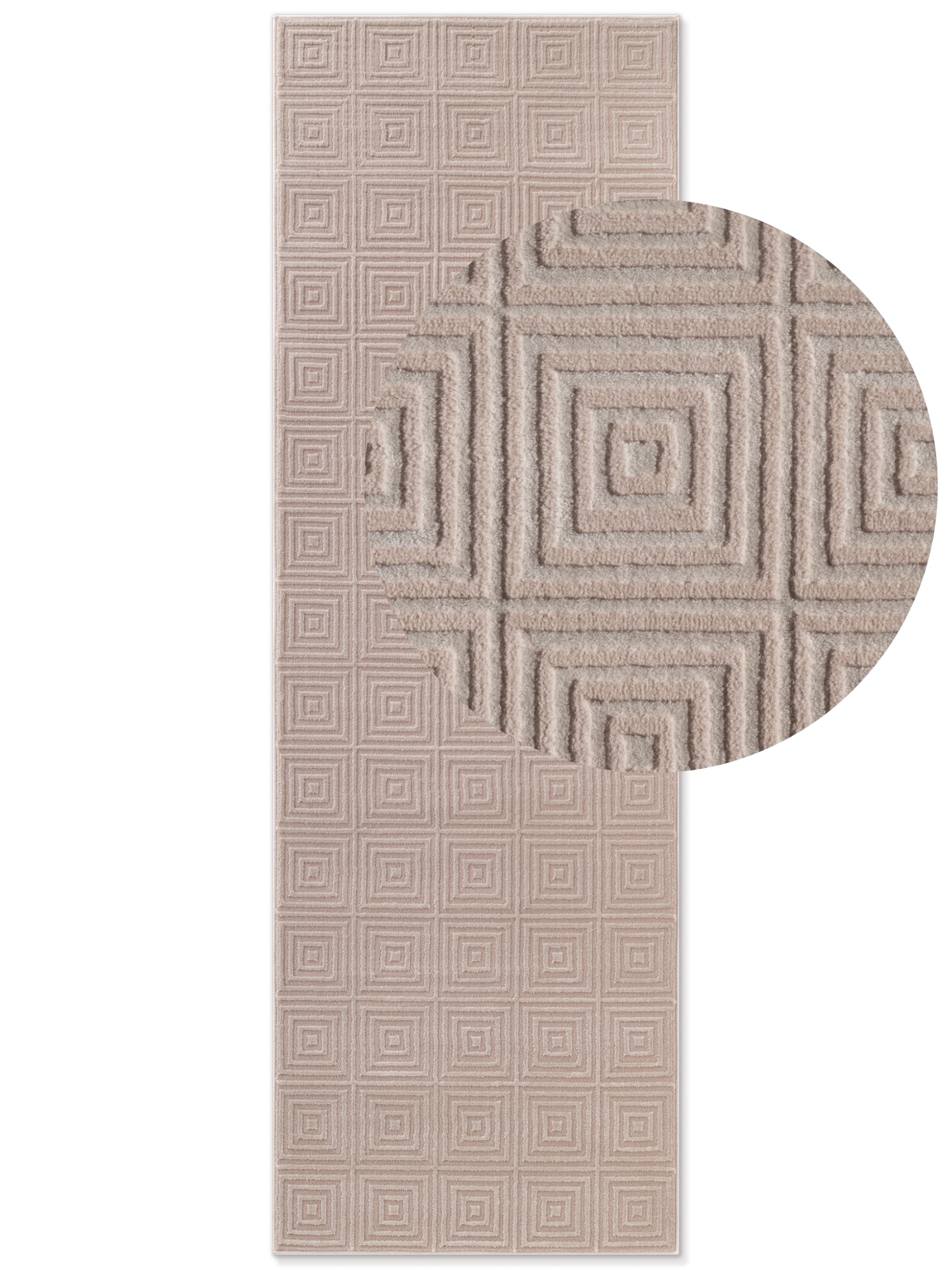 ELLE DECORATION Designteppich »Tourmaline«, rechteckig, 9 mm Höhe, Wohnzimmer, Schlafzimmer, Läufer, Hoch-Tief Effekt, Flur, Glanz